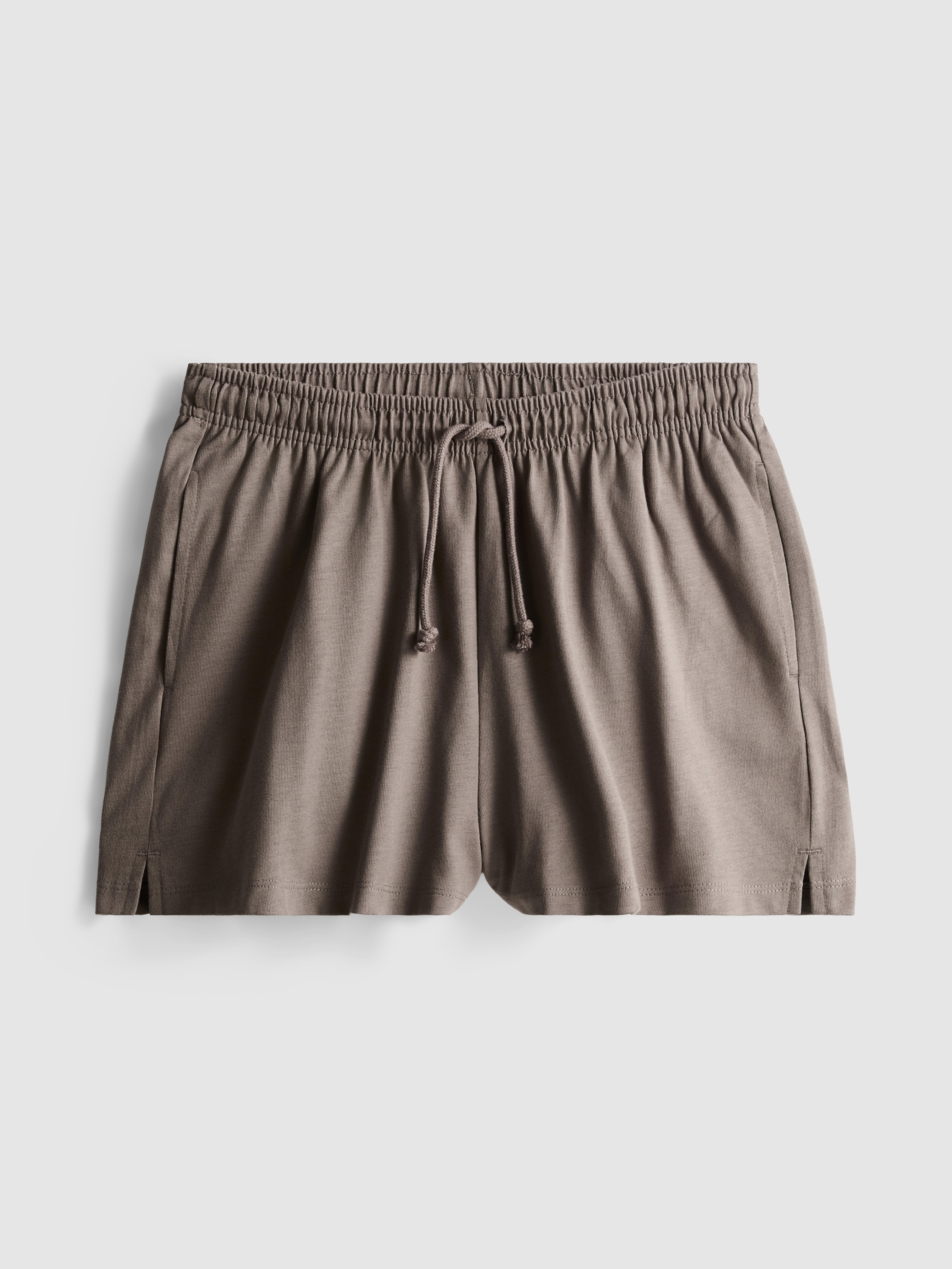Lässige Shorts aus Baumwolle mit Kordelzug