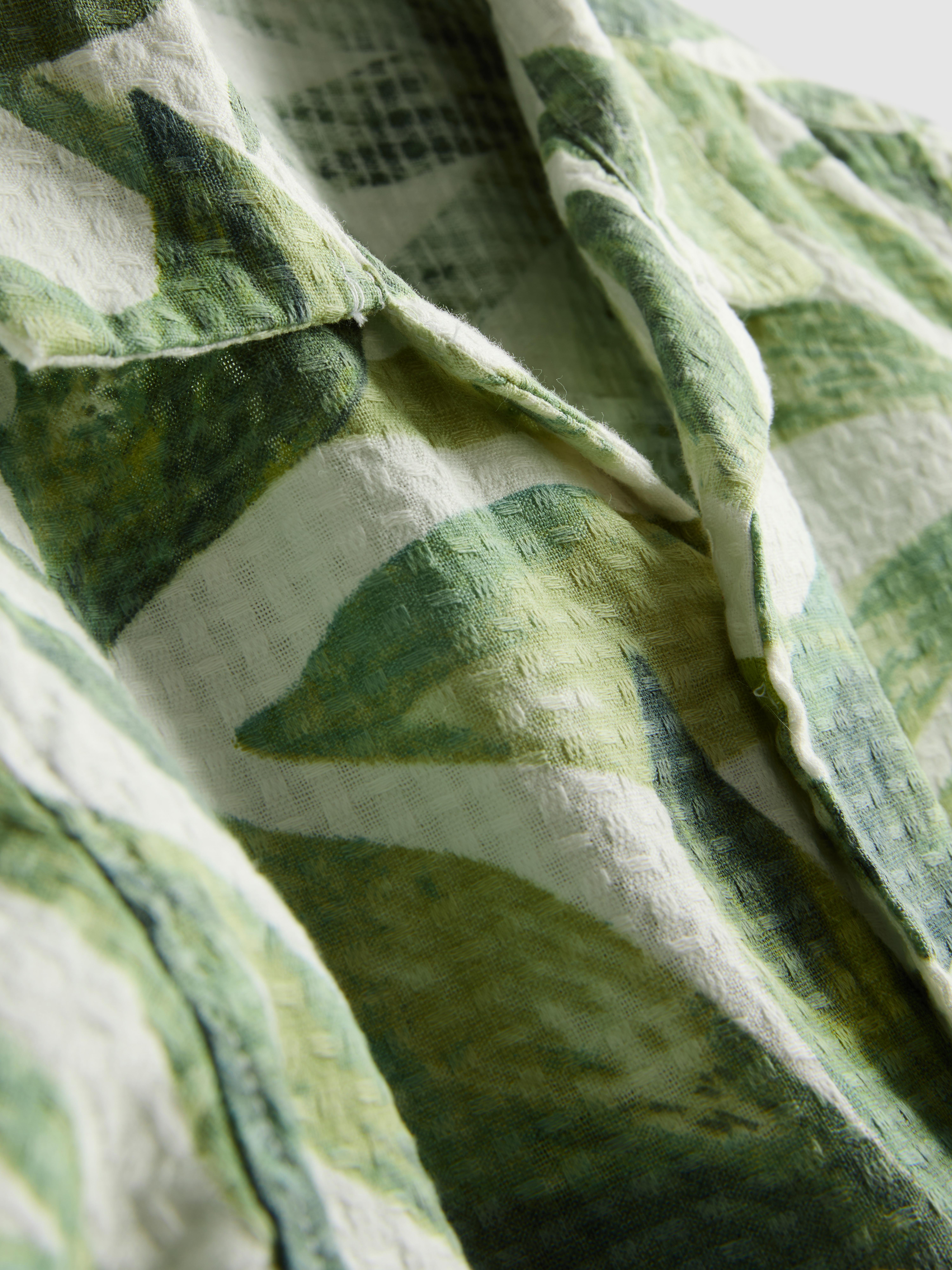 7-15yrs | Pure Cotton Textured Printed Shirt