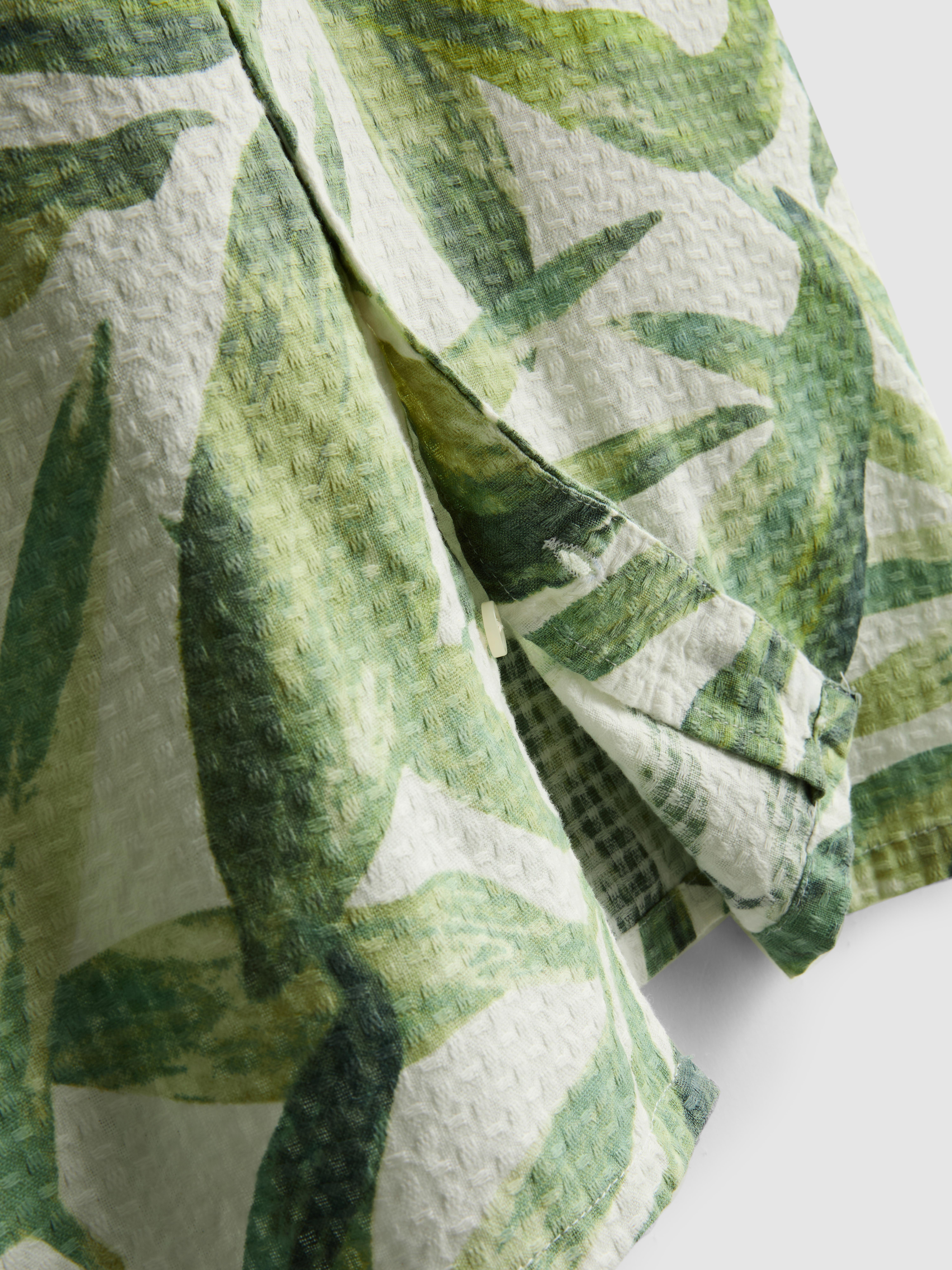 7-15yrs | Pure Cotton Textured Printed Shirt