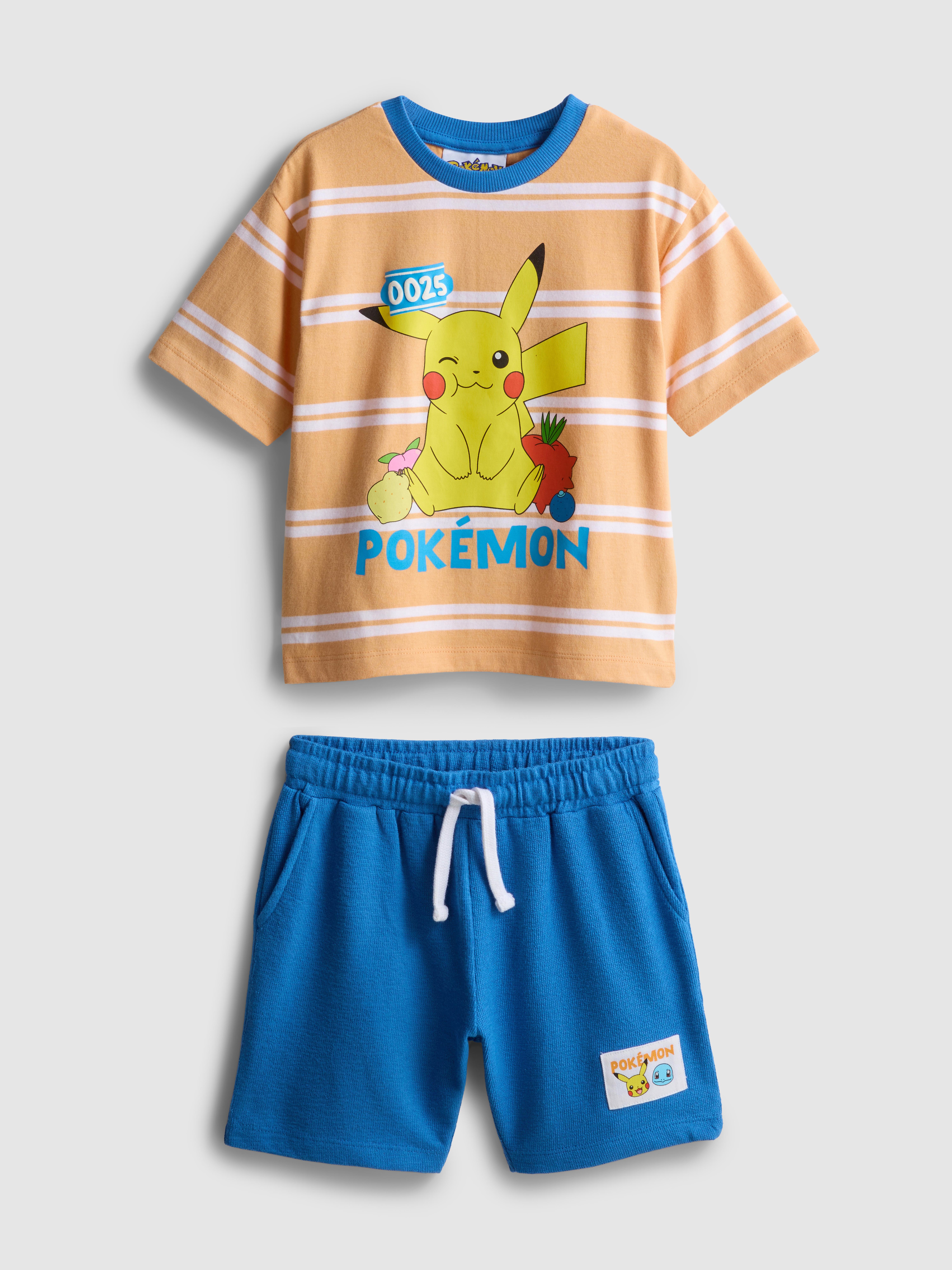 3-8yrs | Pokémon T-Shirt and Shorts Set
