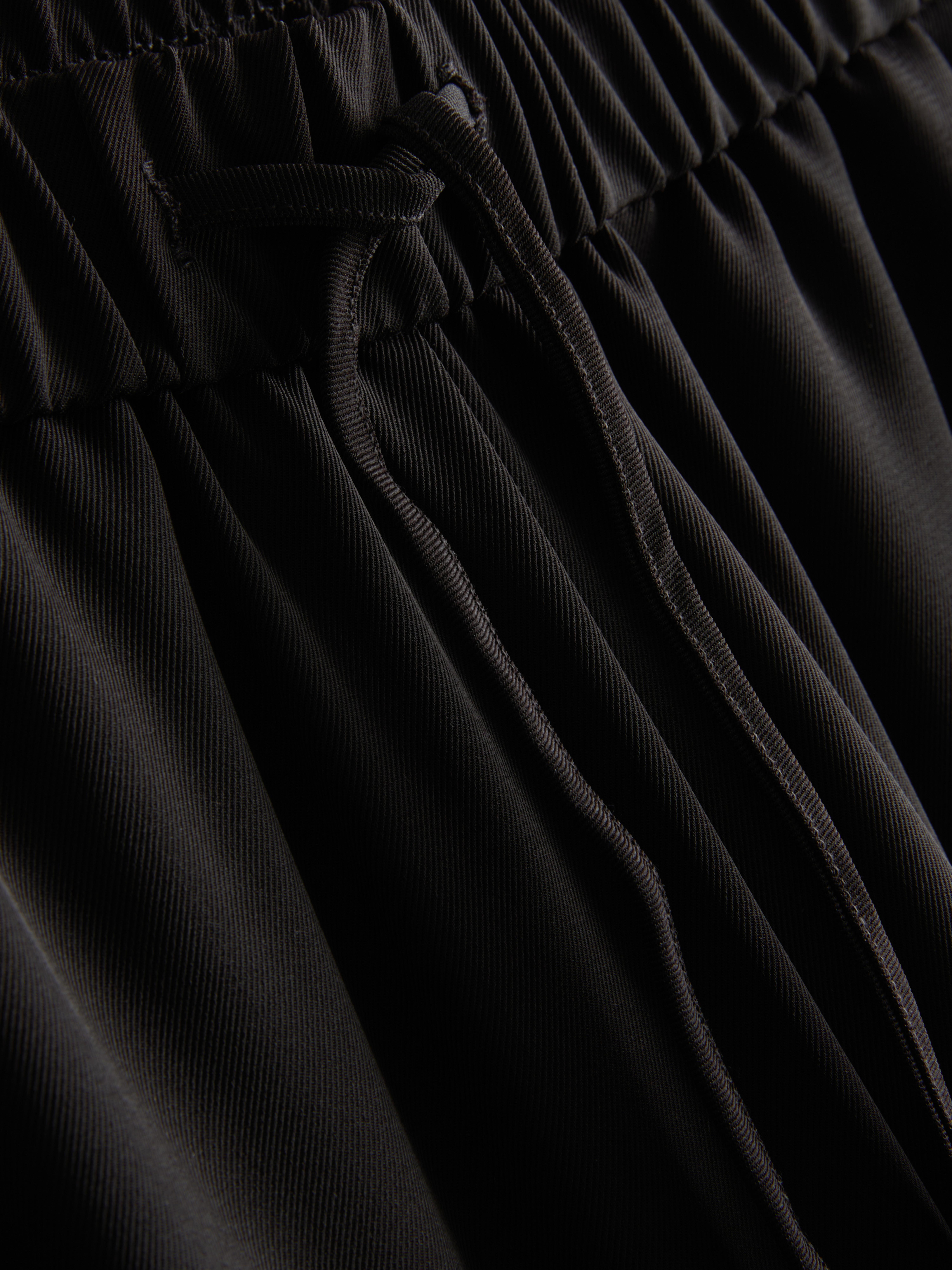 Women's Black Wide-Leg Side-Stripe Pants