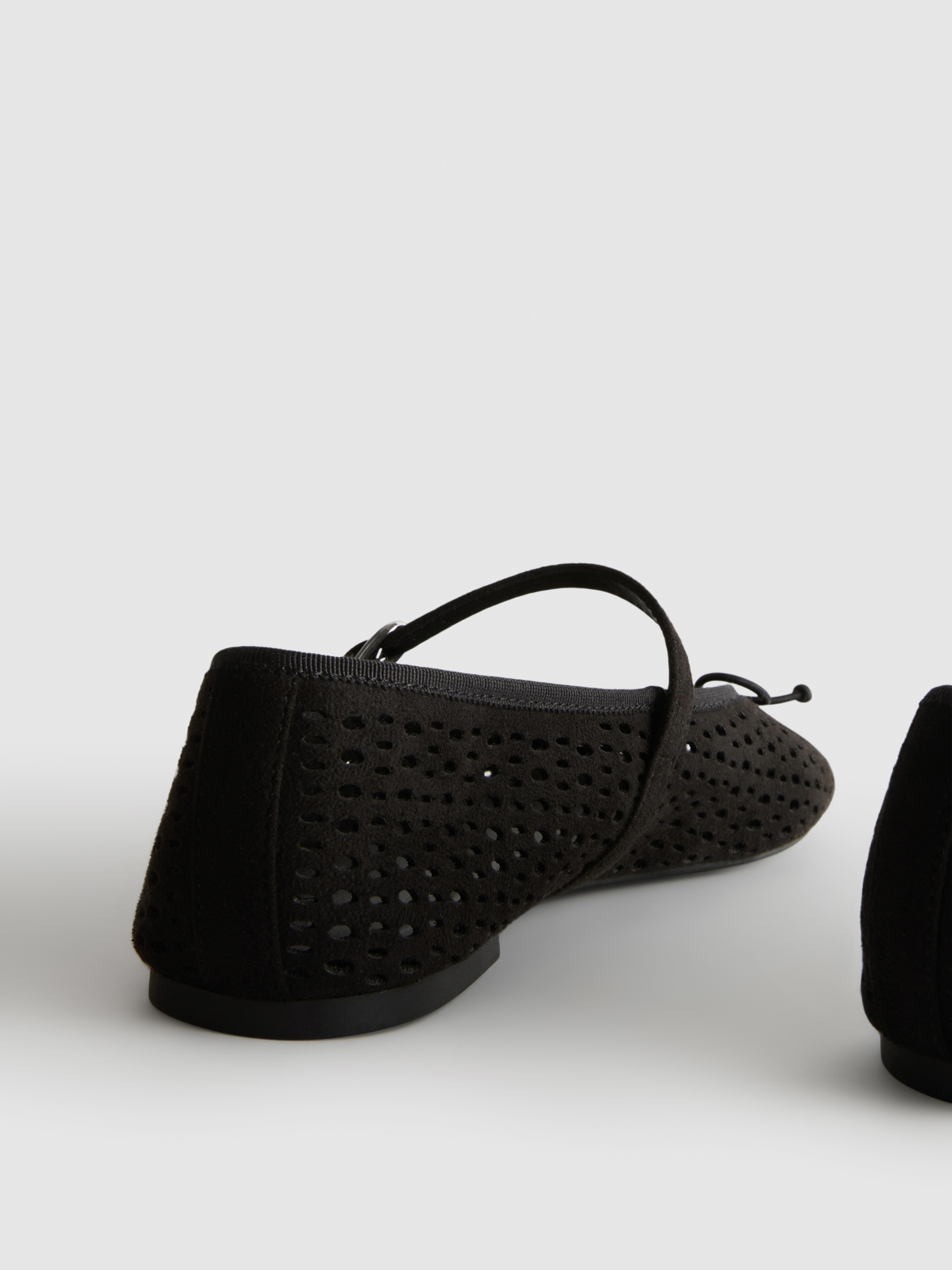 Lasercut Mary Jane Ballet Flats