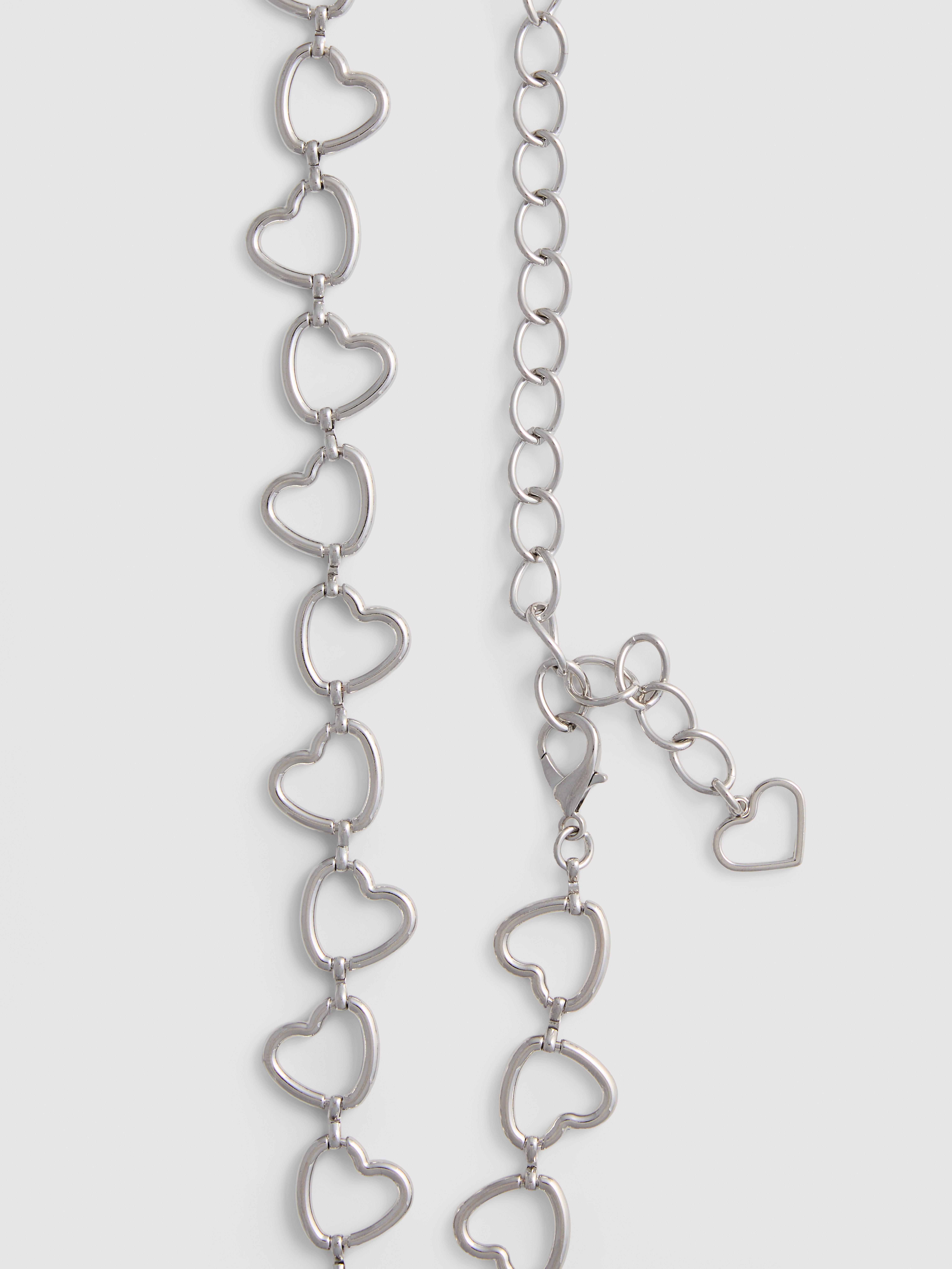 Kettengürtel mit herzförmigen Gliedern