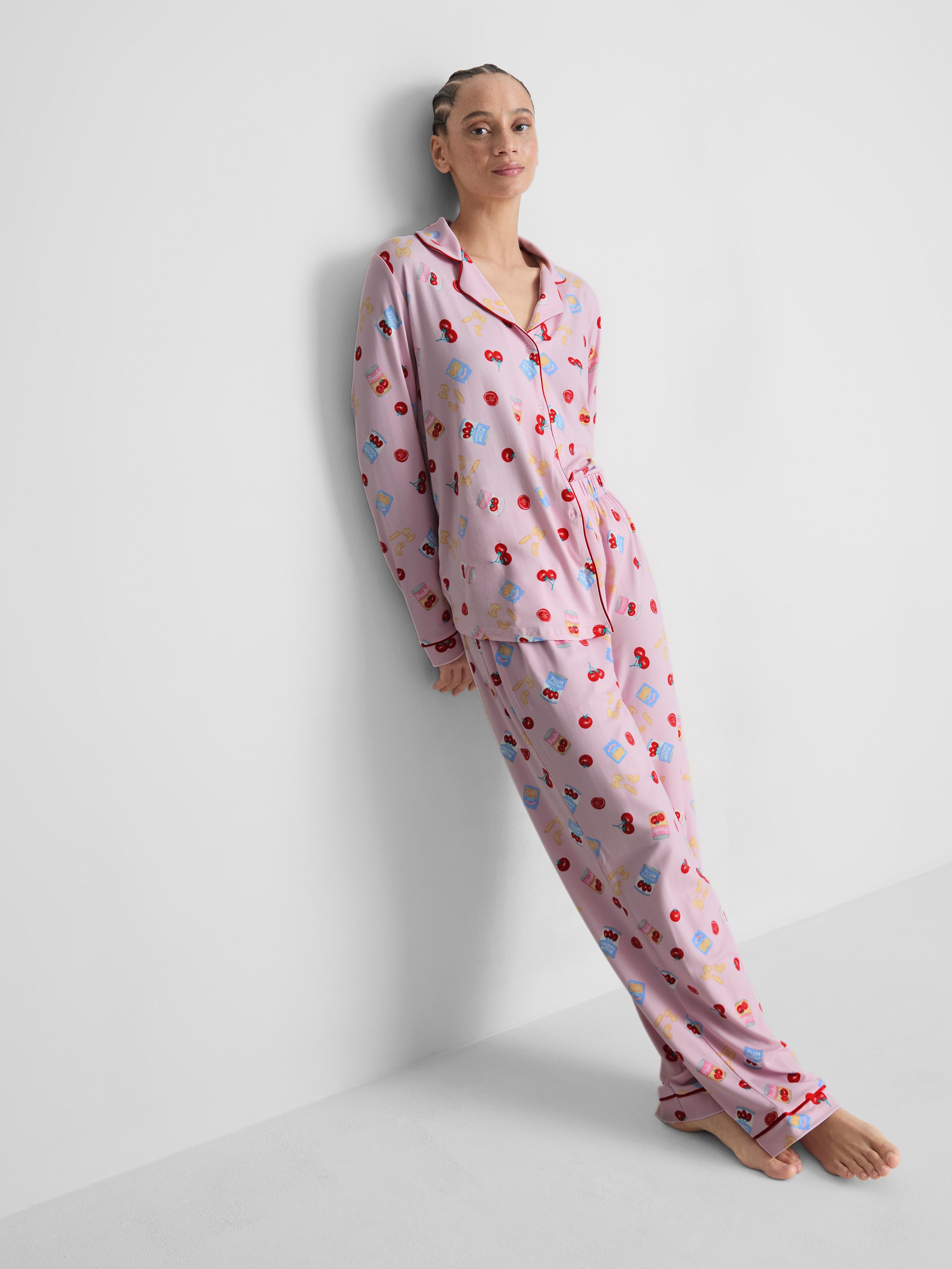Pantry Print Boyfriend Pyjamas