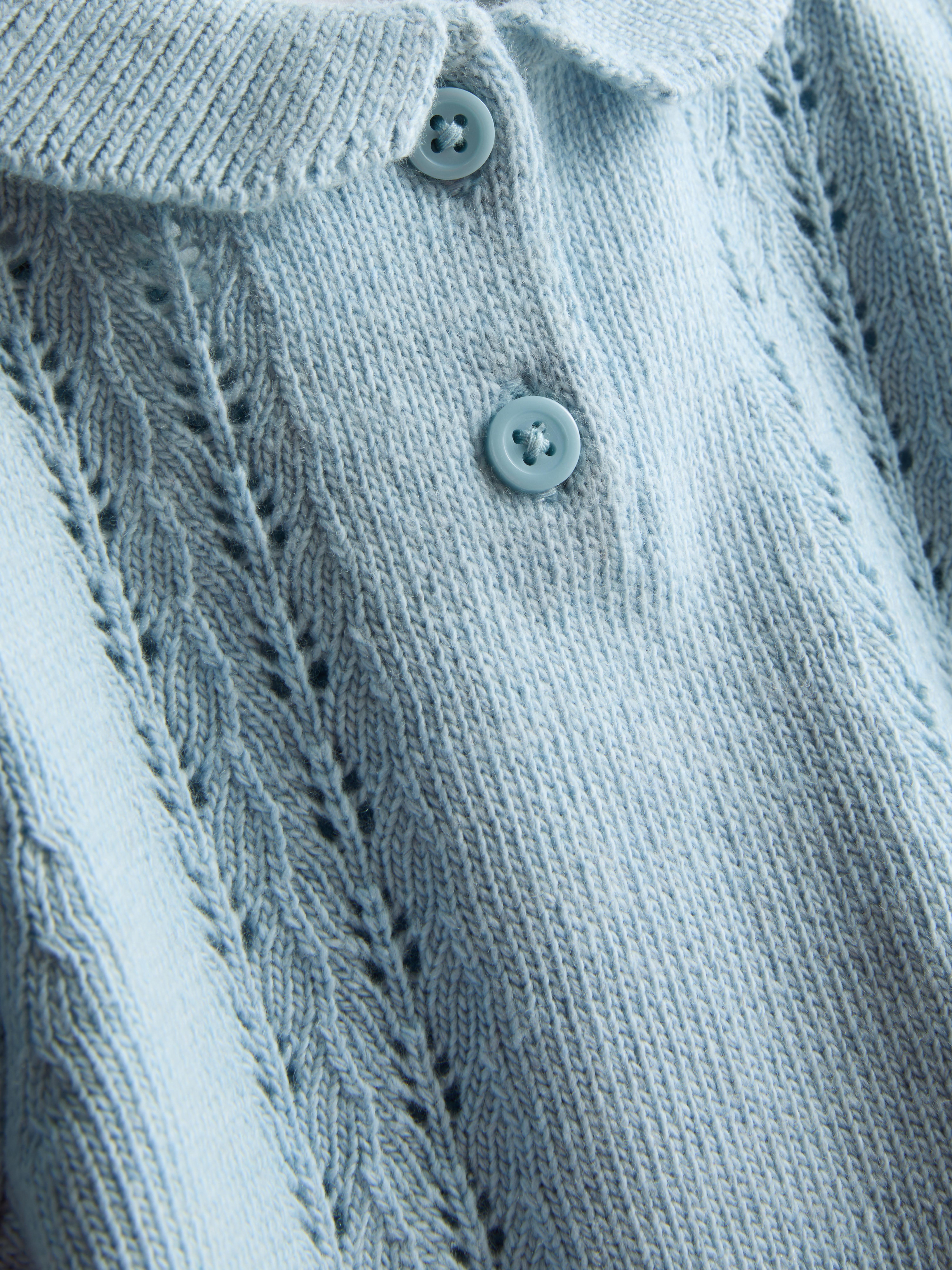 0-9mths | The Edit Knit Collared Top and Shorts Newborn Set