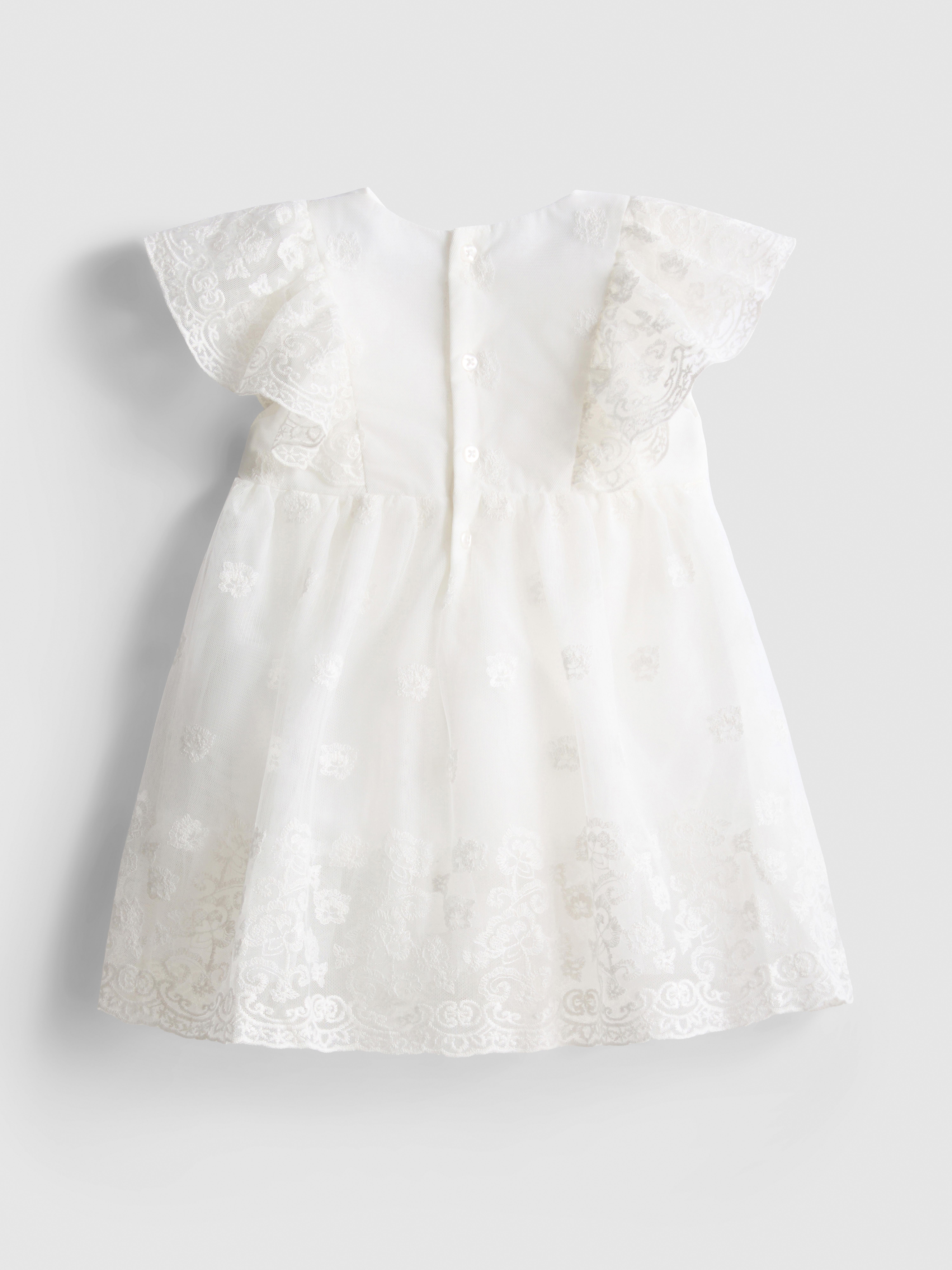 0-18 mesi | Abito neonato smock con volant The Edit