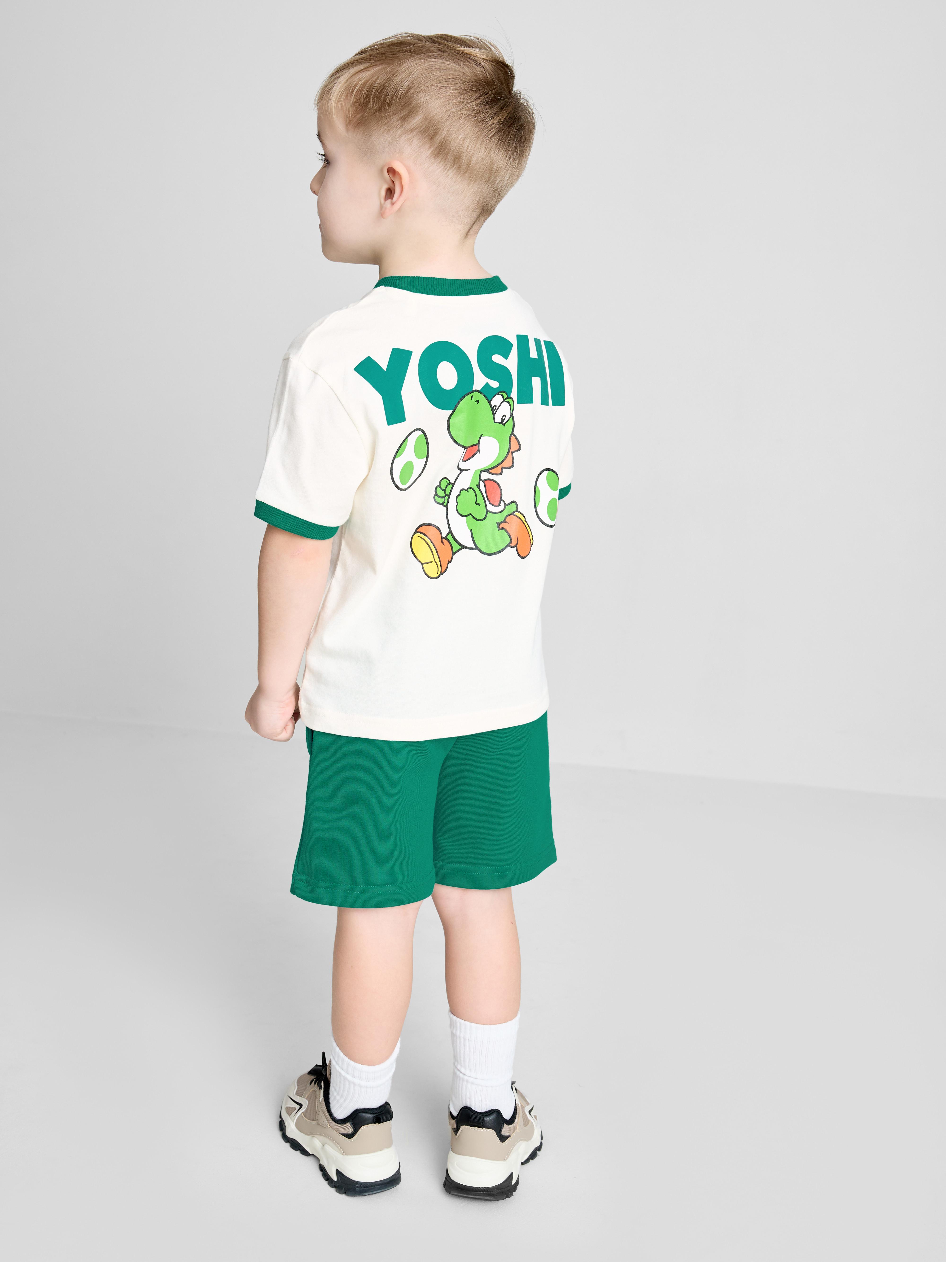 1,5-8 jr | T-shirt en short Super Mario World Yoshi