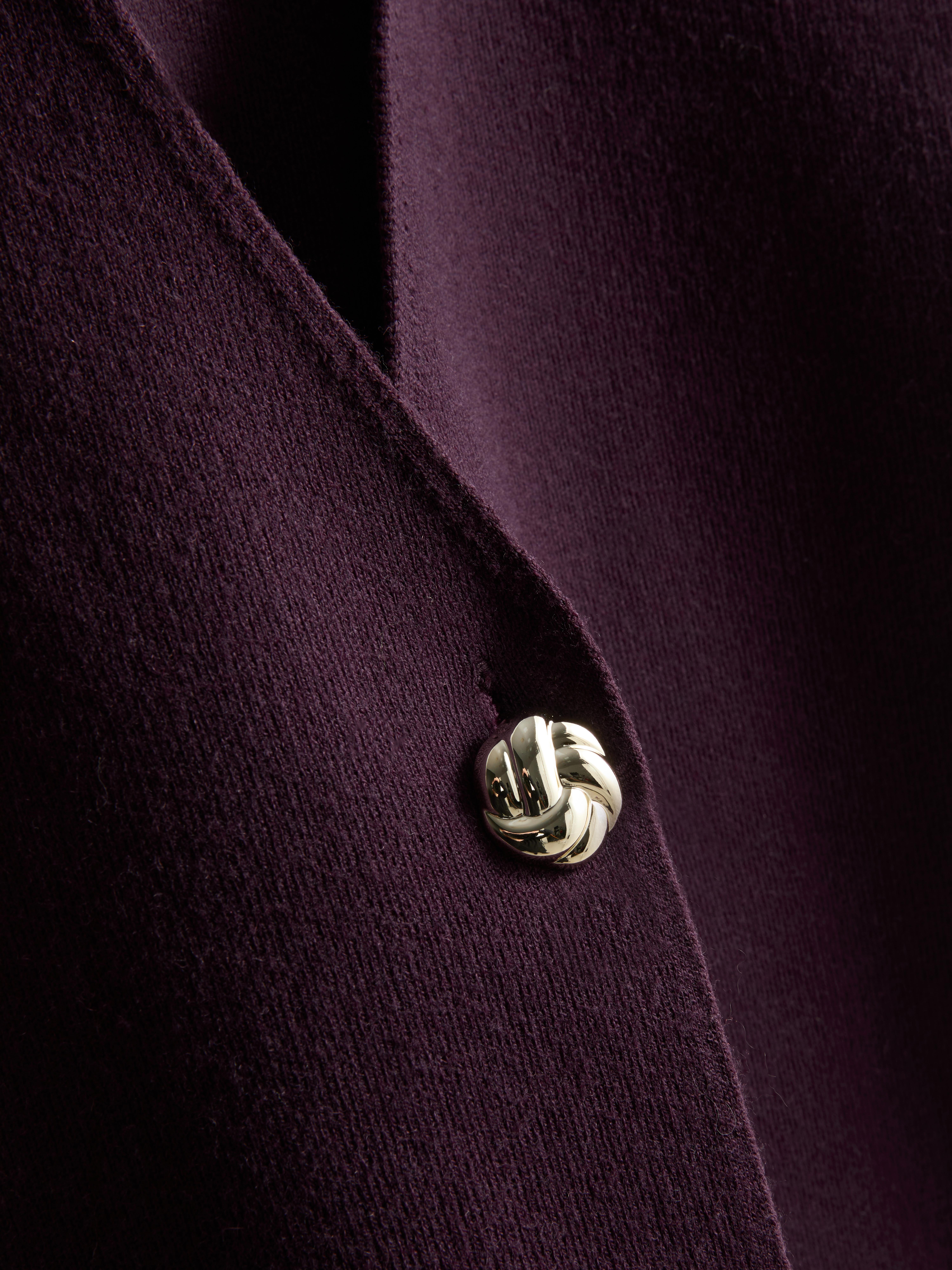 Short Sleeve Batwing Cardigan