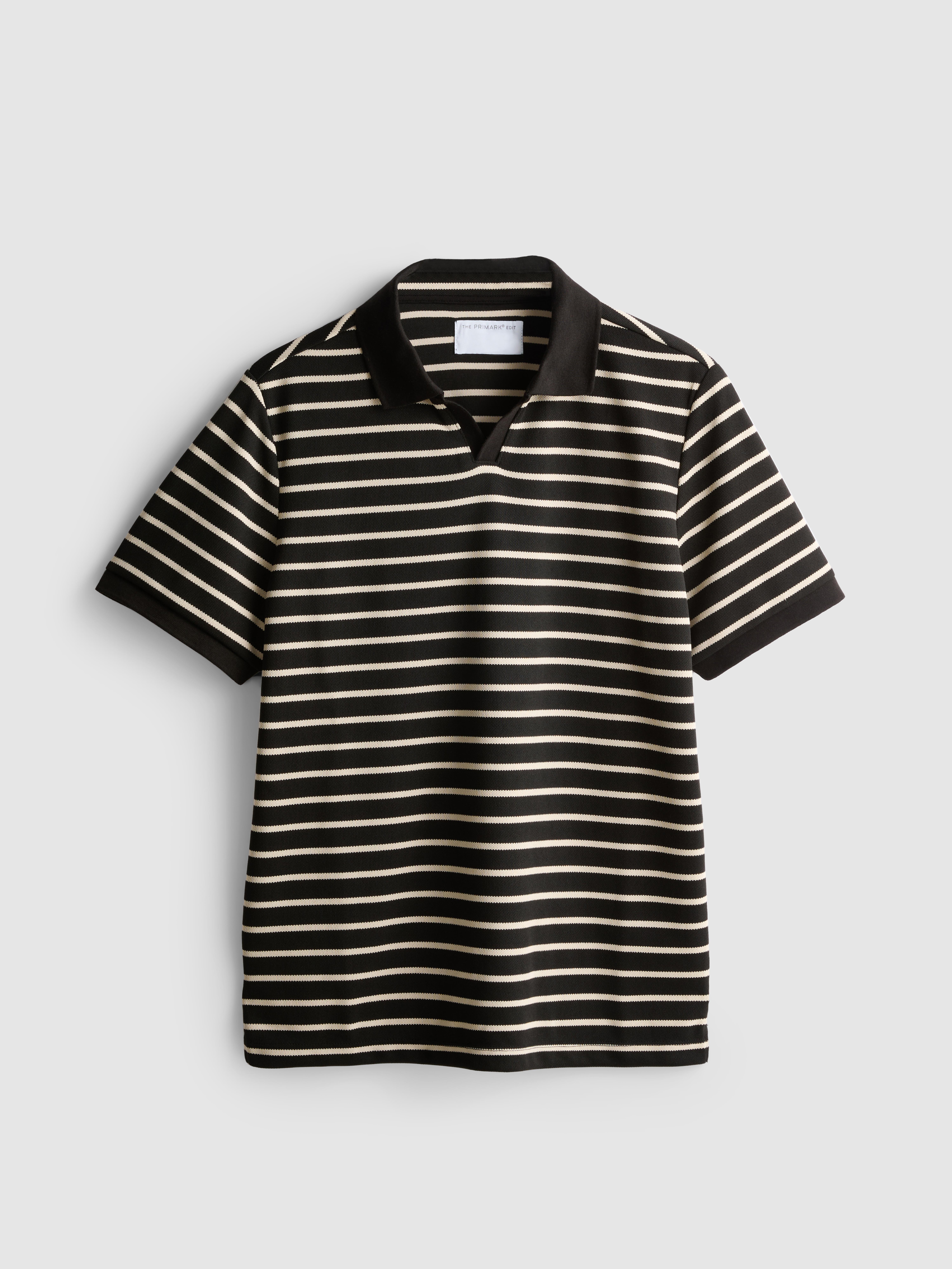 Polo strutturata a righe The Edit