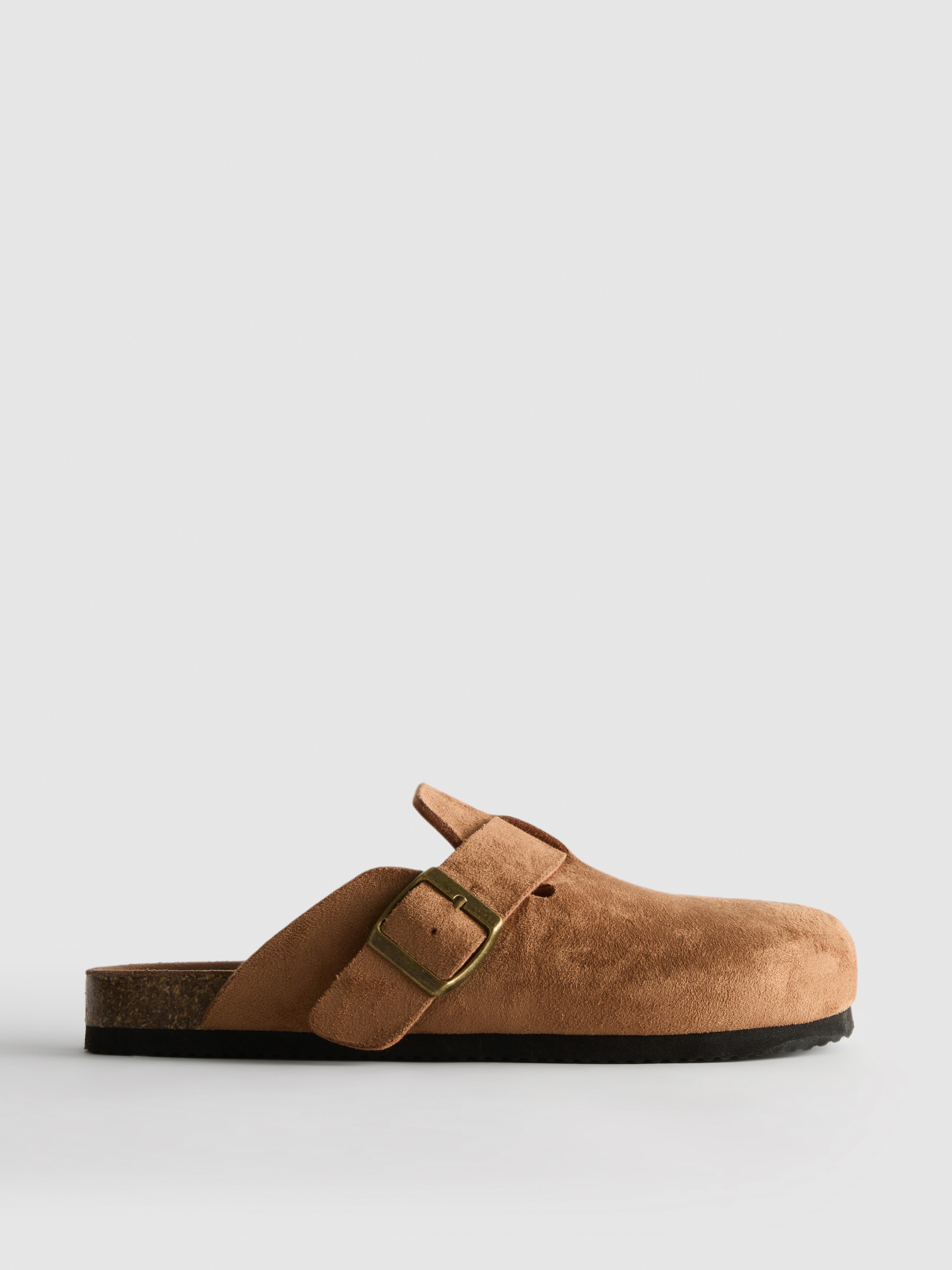 Buckled Mule Sandals