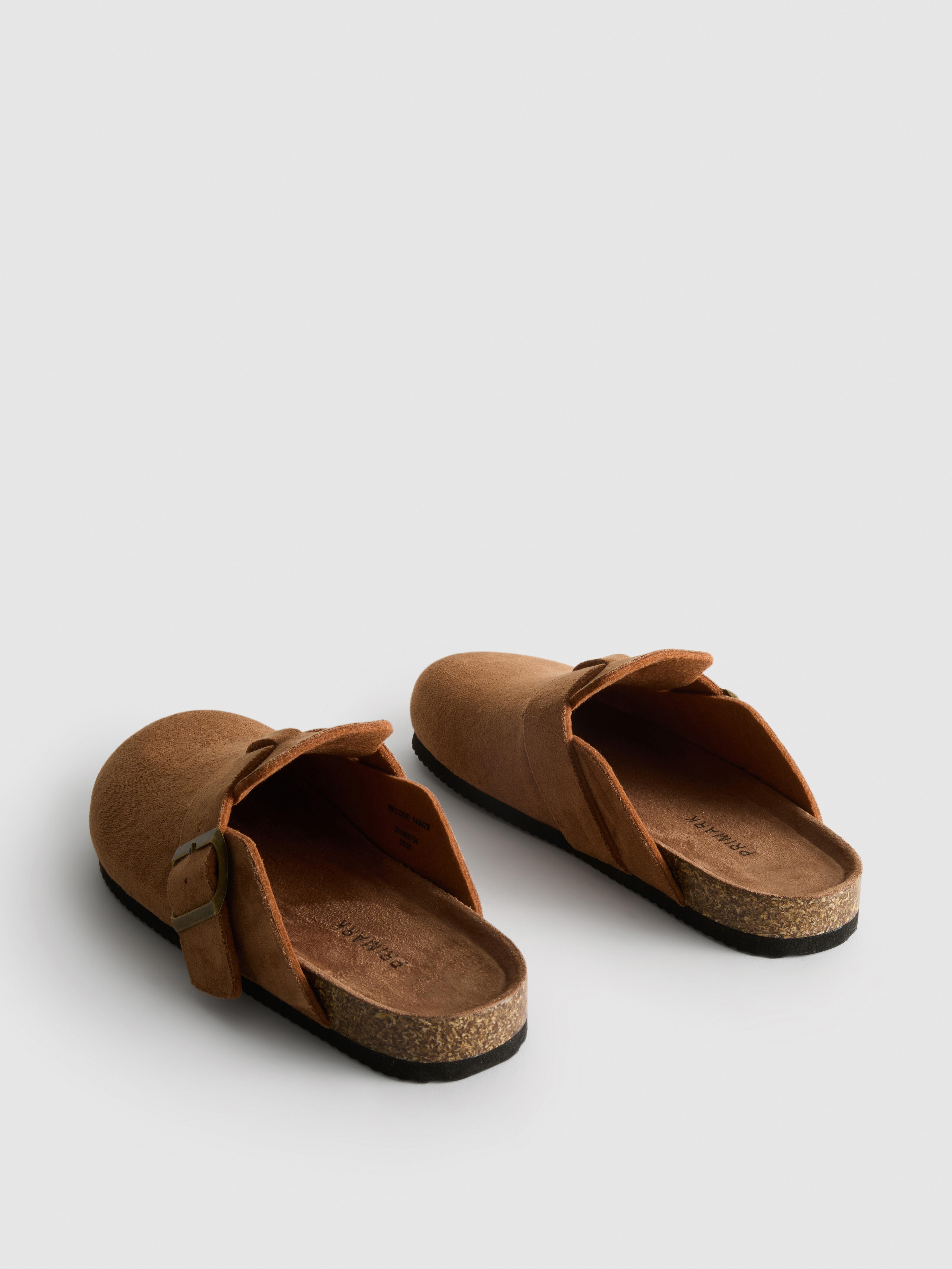 Buckled Mule Sandals