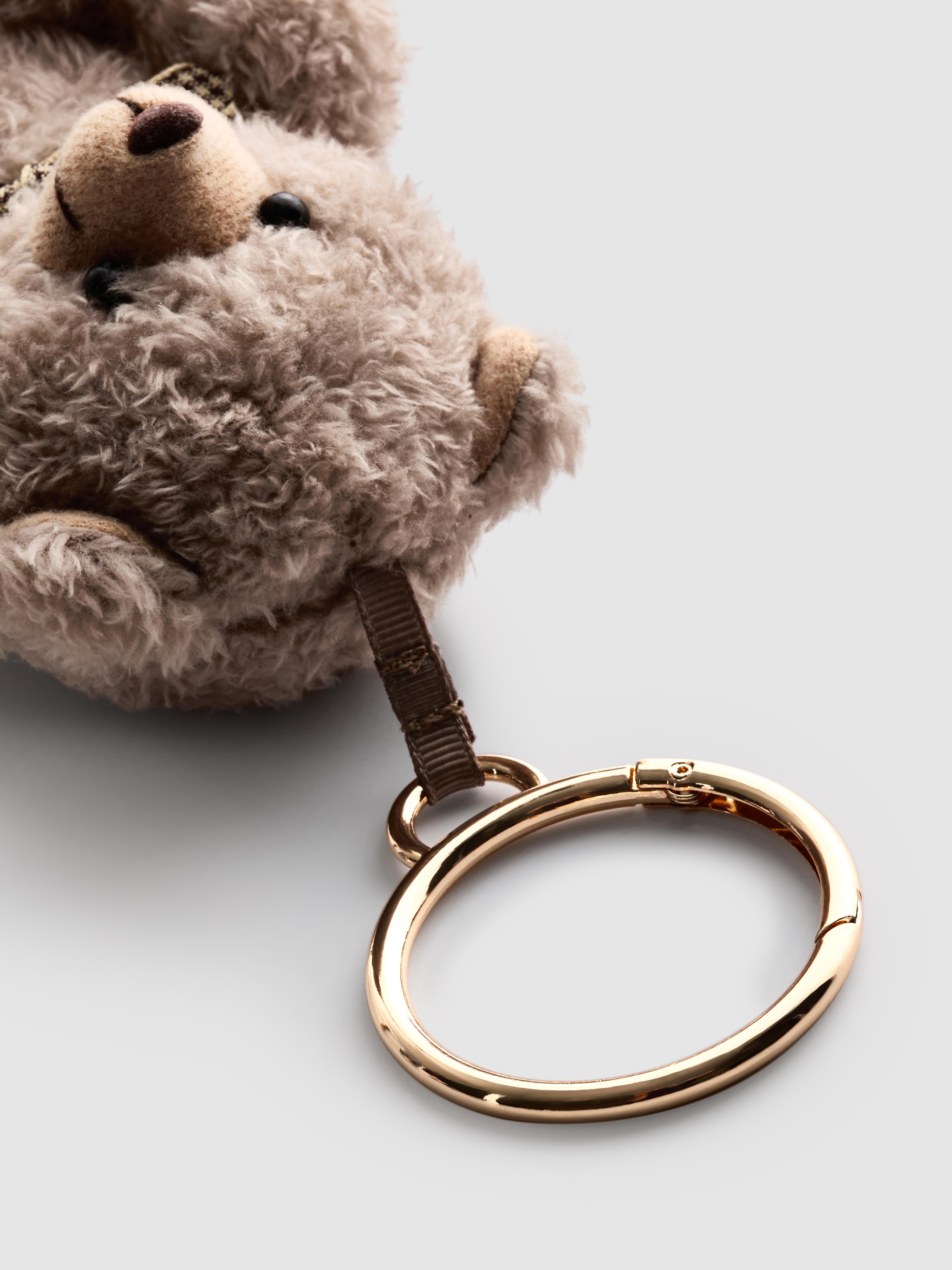 Talisman pentru geantă în formă de ursuleț cu fundă