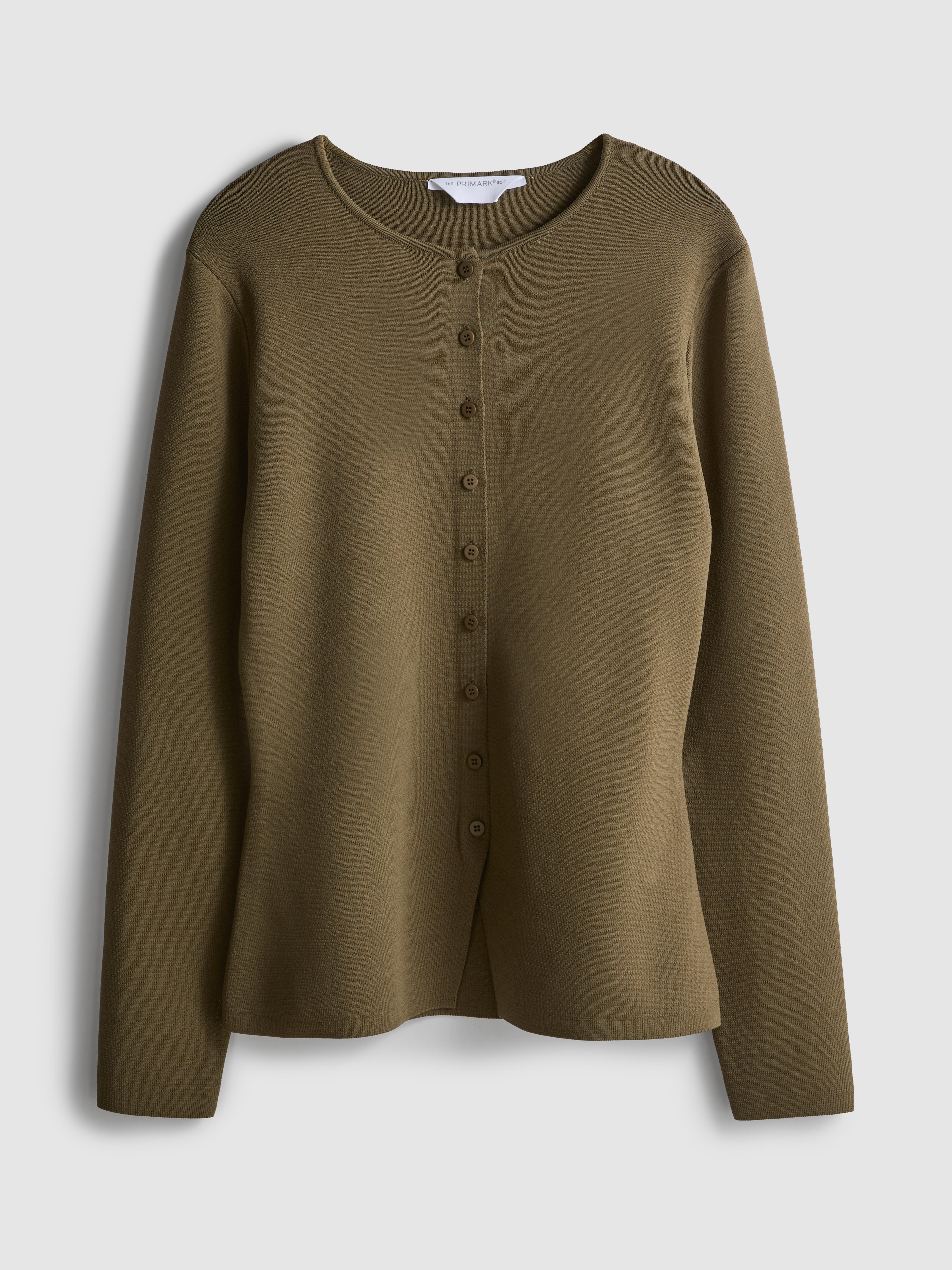 The Edit Sculpted Long Sleeve Cardigan