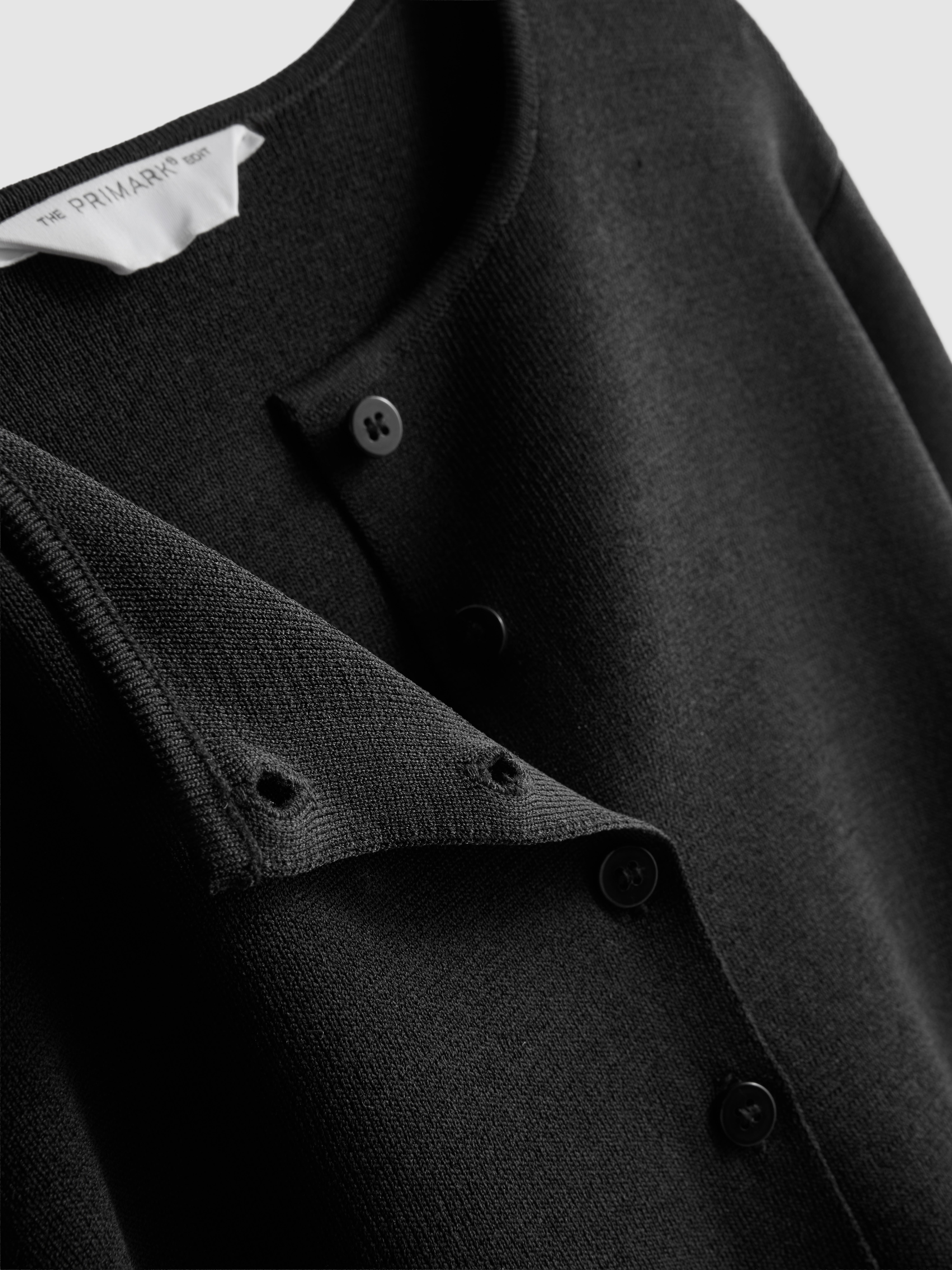 The Edit Sculpted Long Sleeve Cardigan
