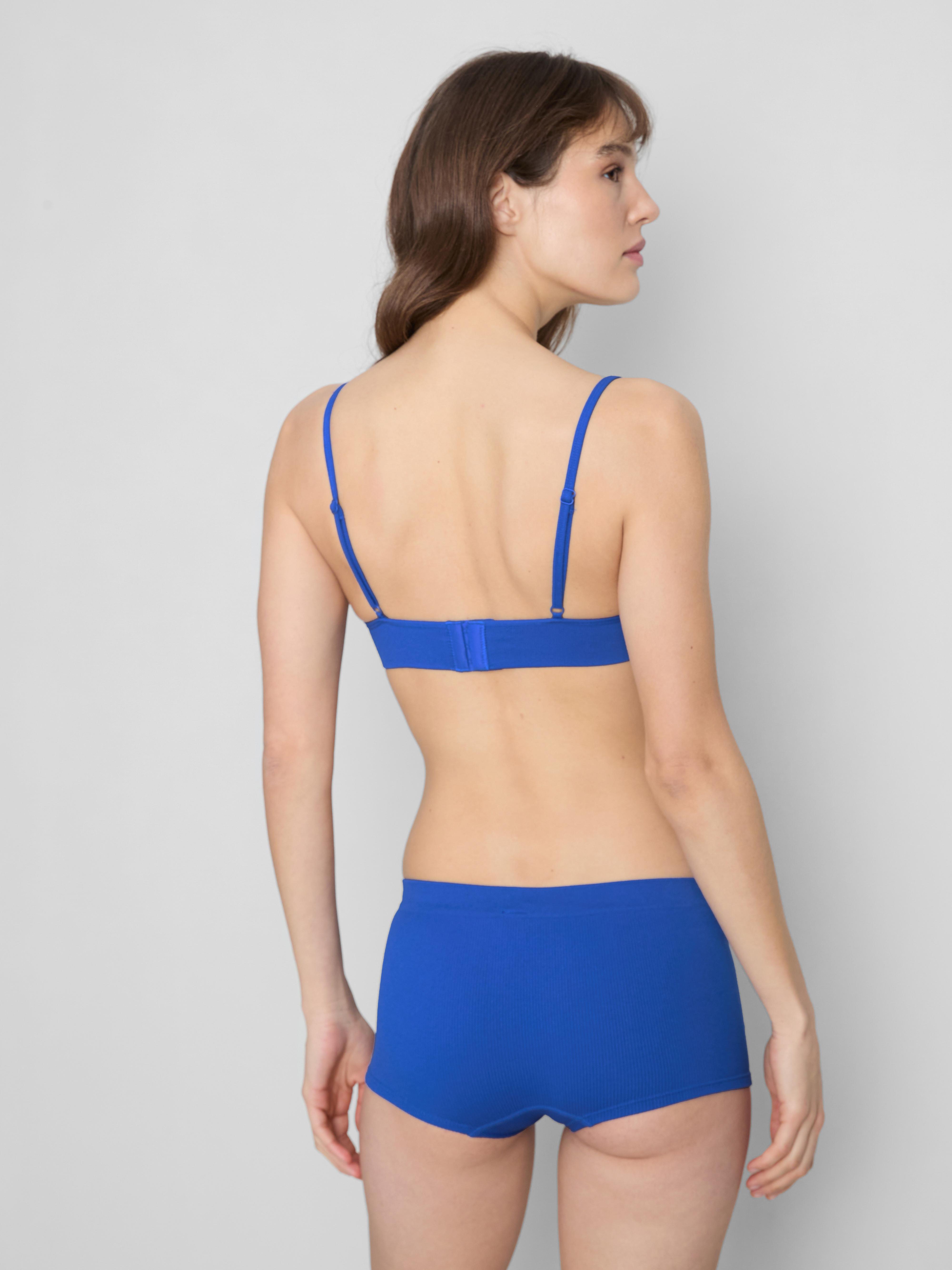 Women's Cobalt Love To Lounge Seamless Short Underwear Set