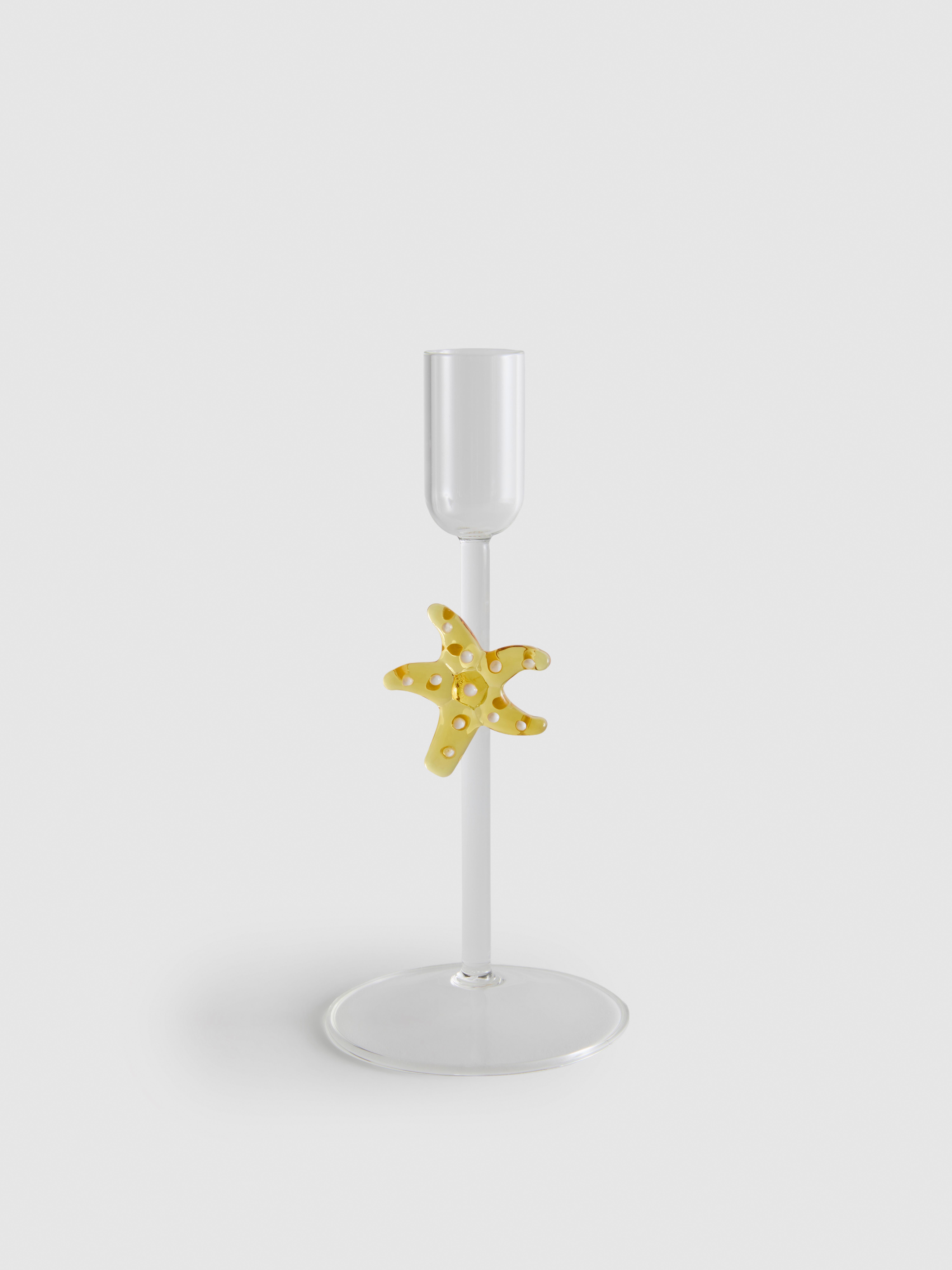 Portavelas en forma de estrella de mar