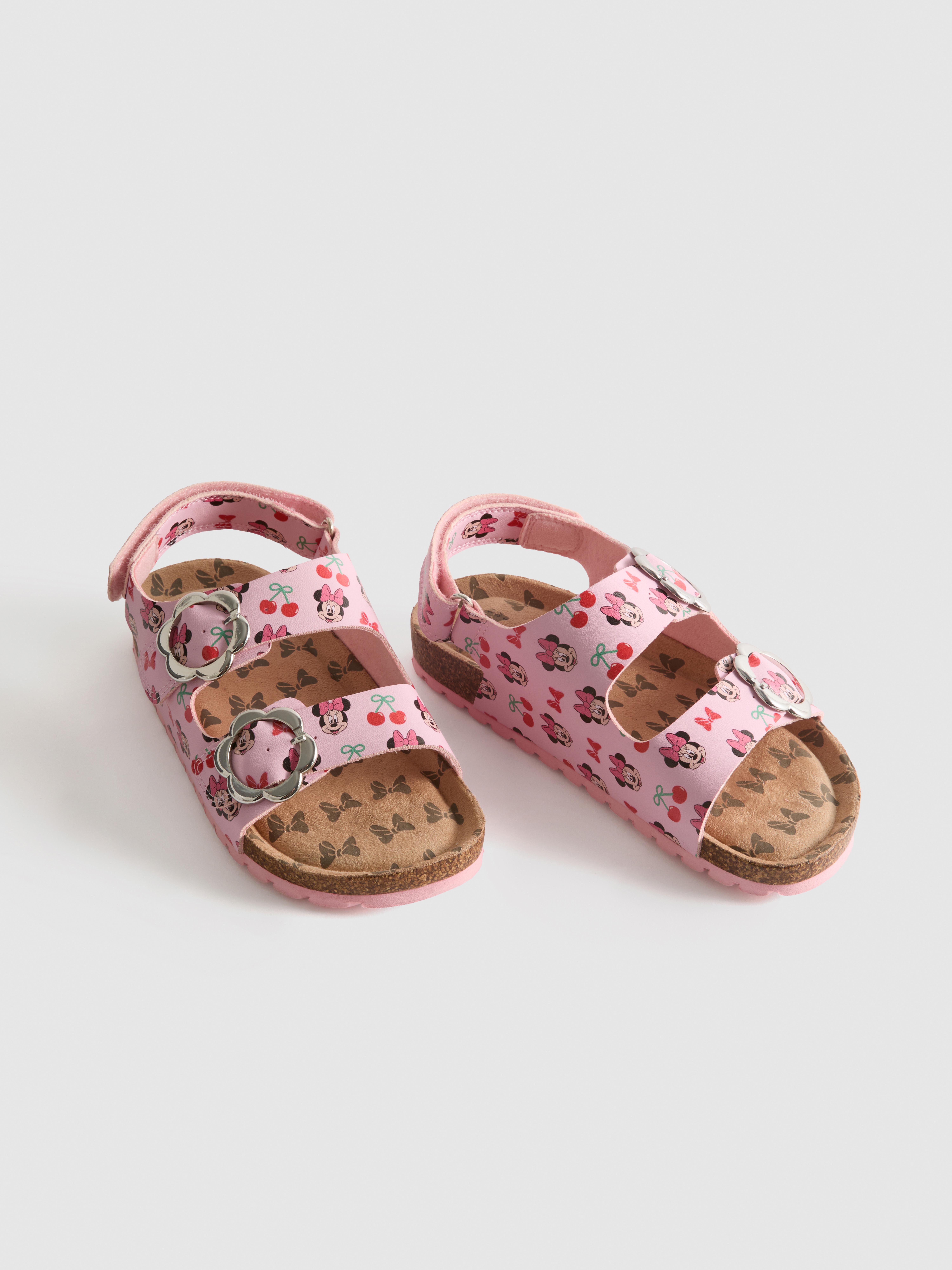 Disney's Minnie Mouse Slingback Double Buckle Strap Sandals