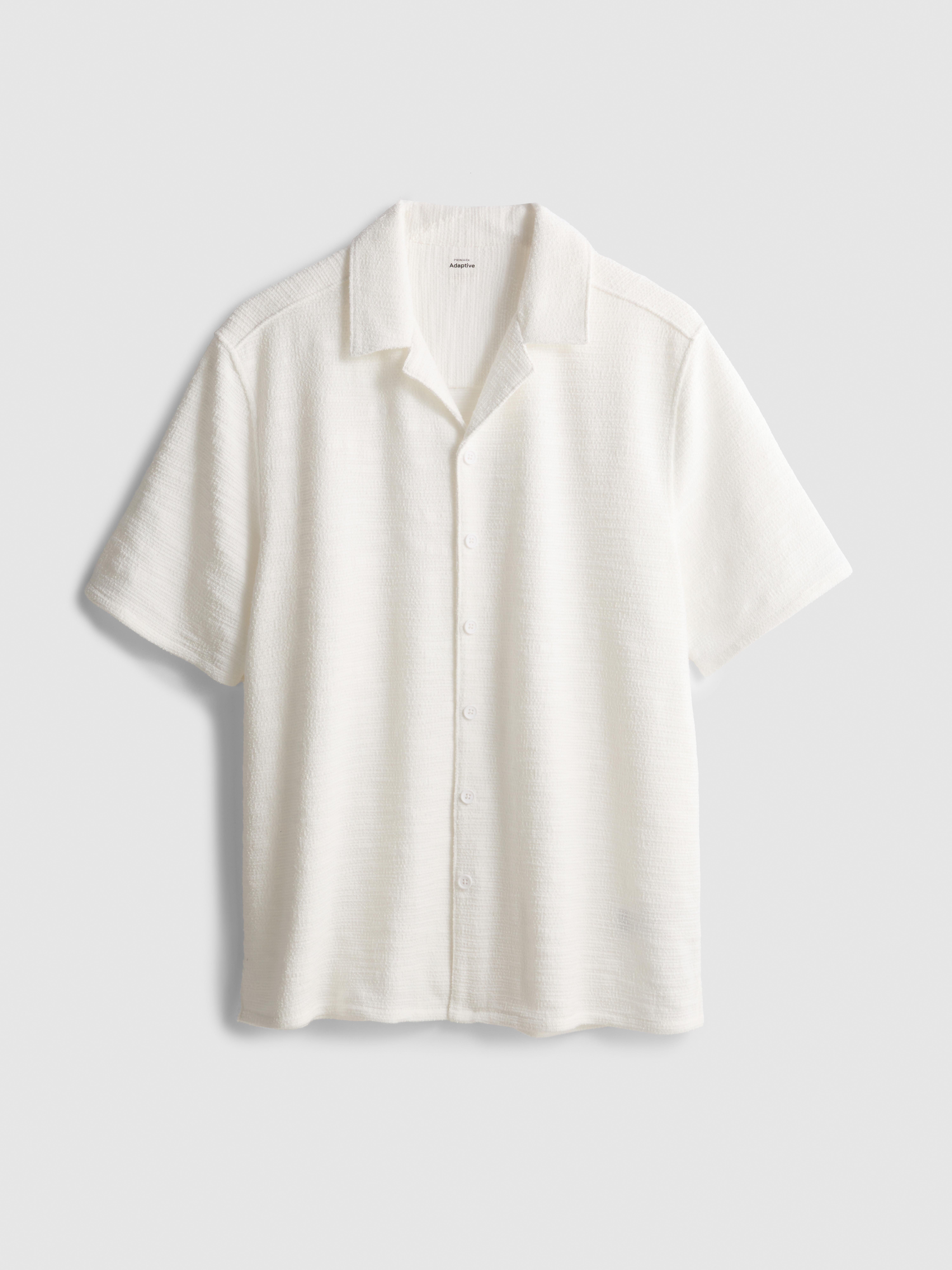 Adaptive Short Sleeve Textured Shirt