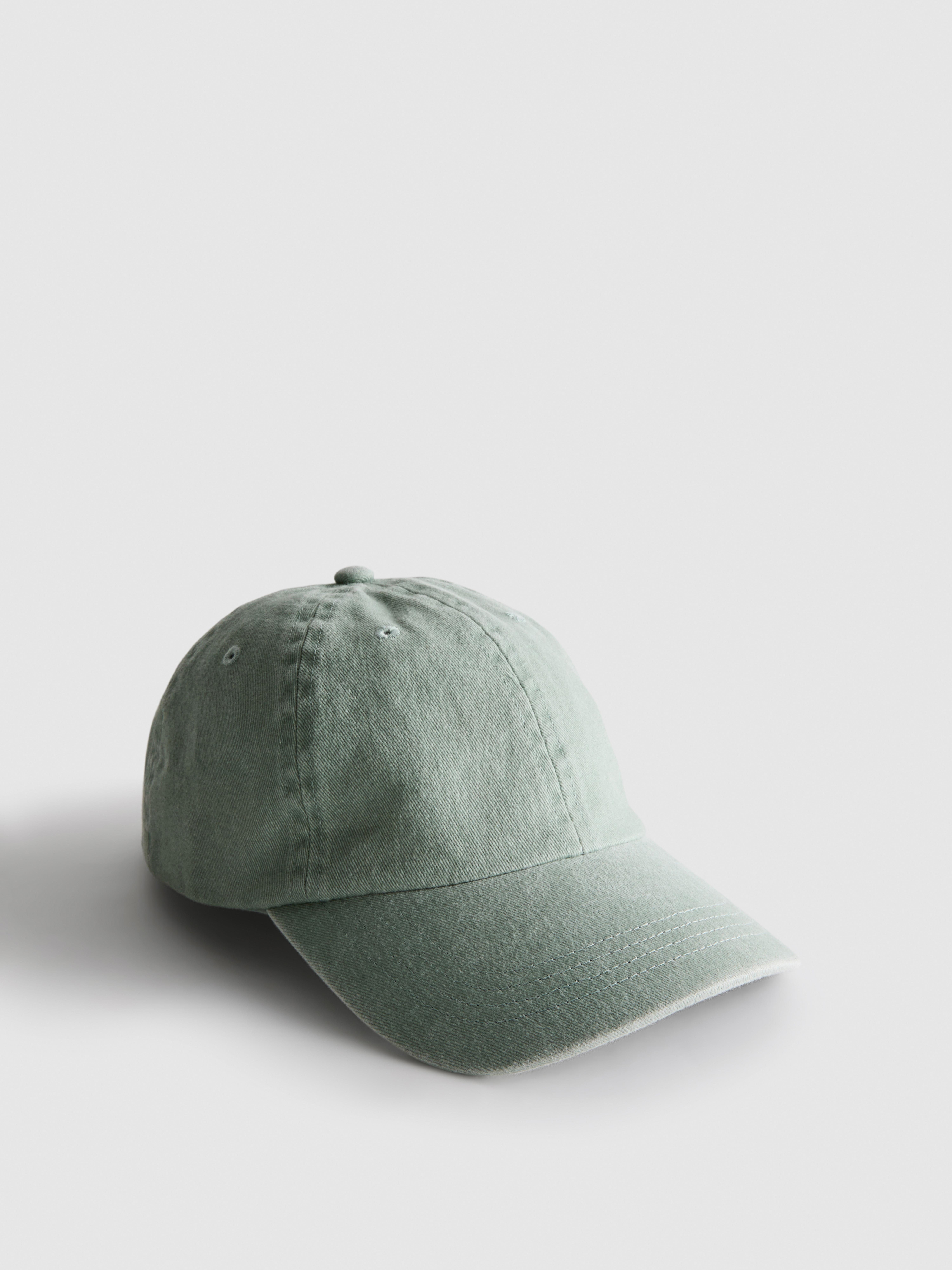 Șapcă de baseball cu aspect decolorat Verde deschis