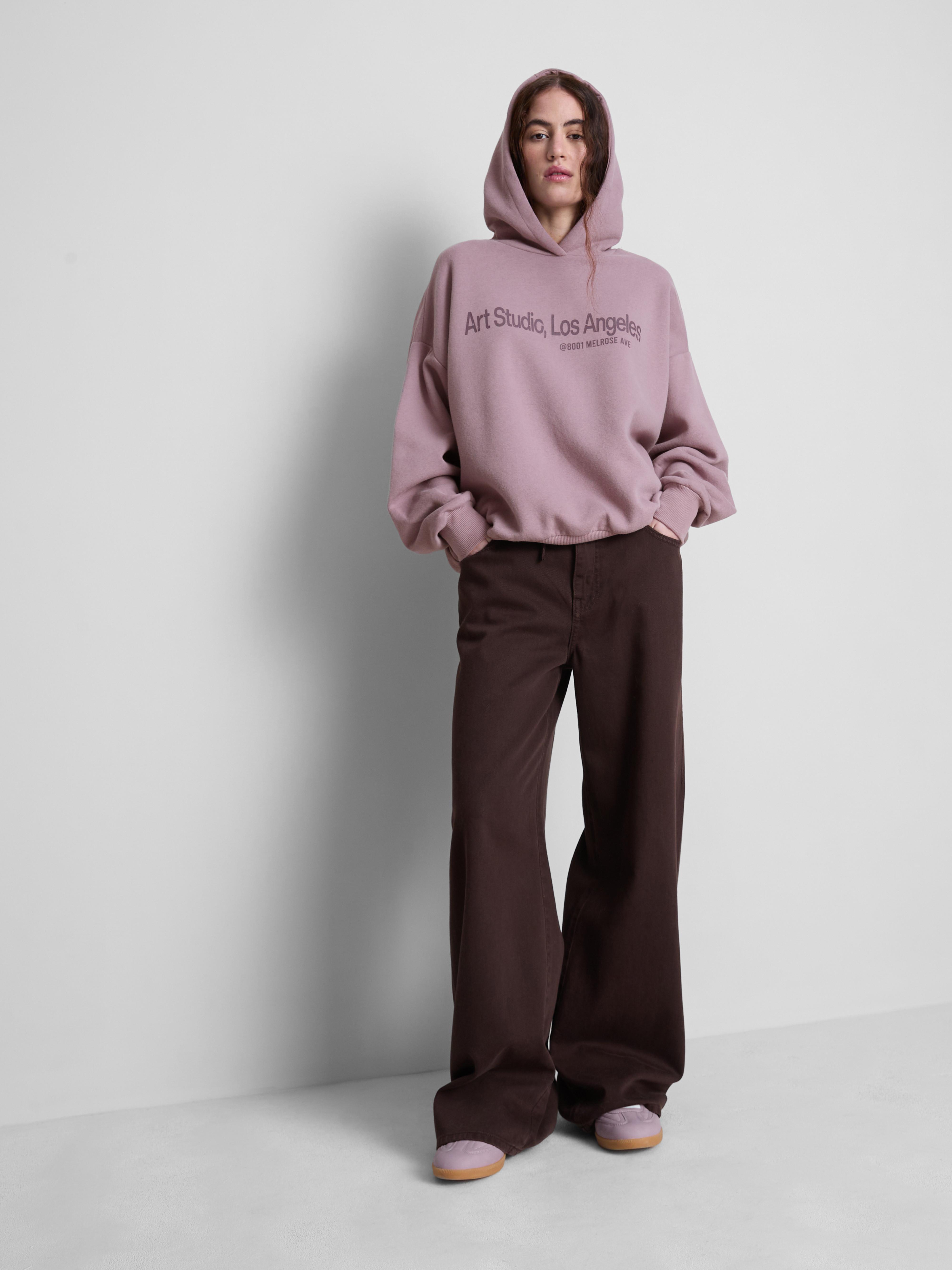 Cotton Blend Oversized Art Studio Hoodie