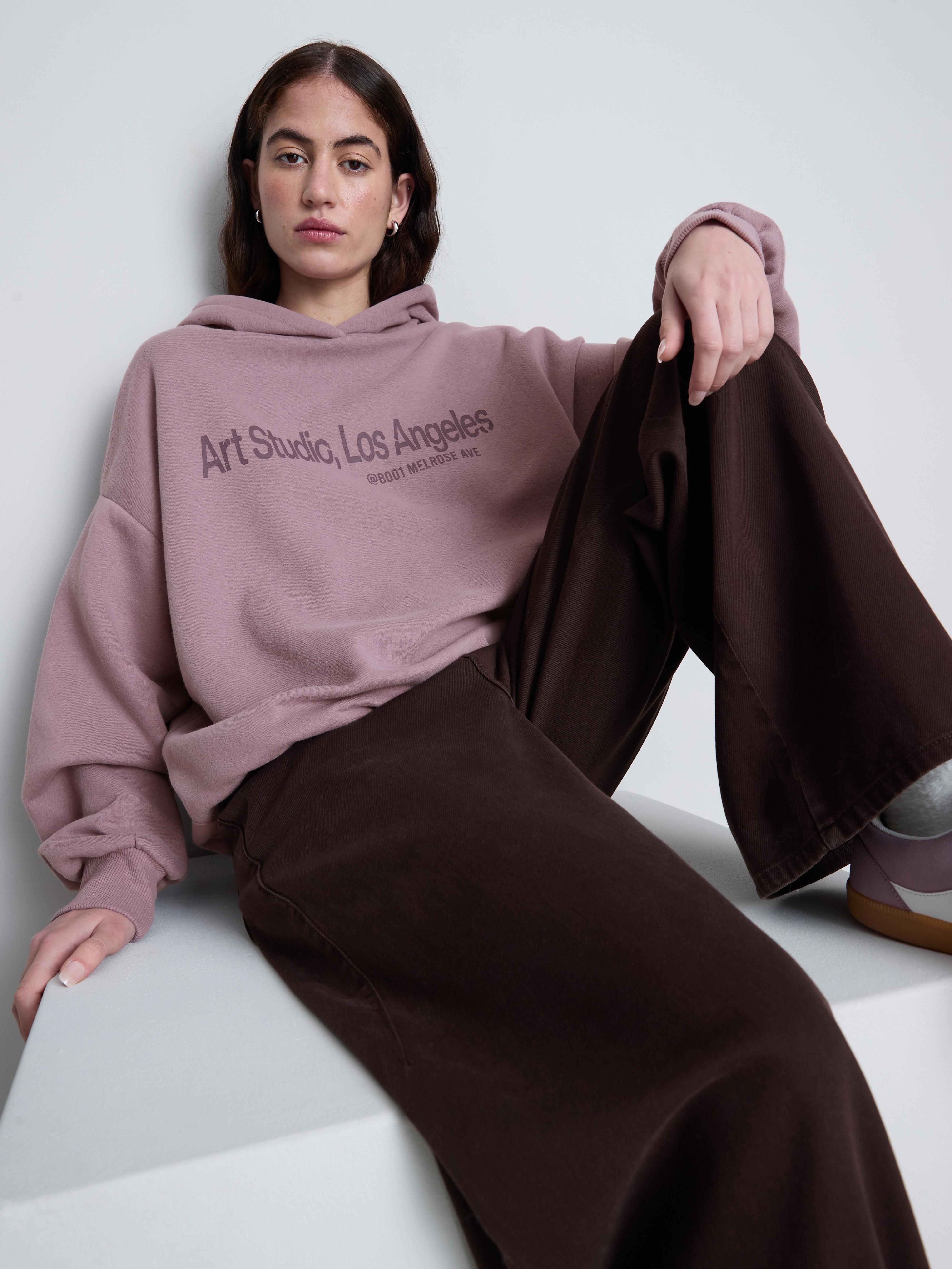 Cotton Blend Oversized Art Studio Hoodie