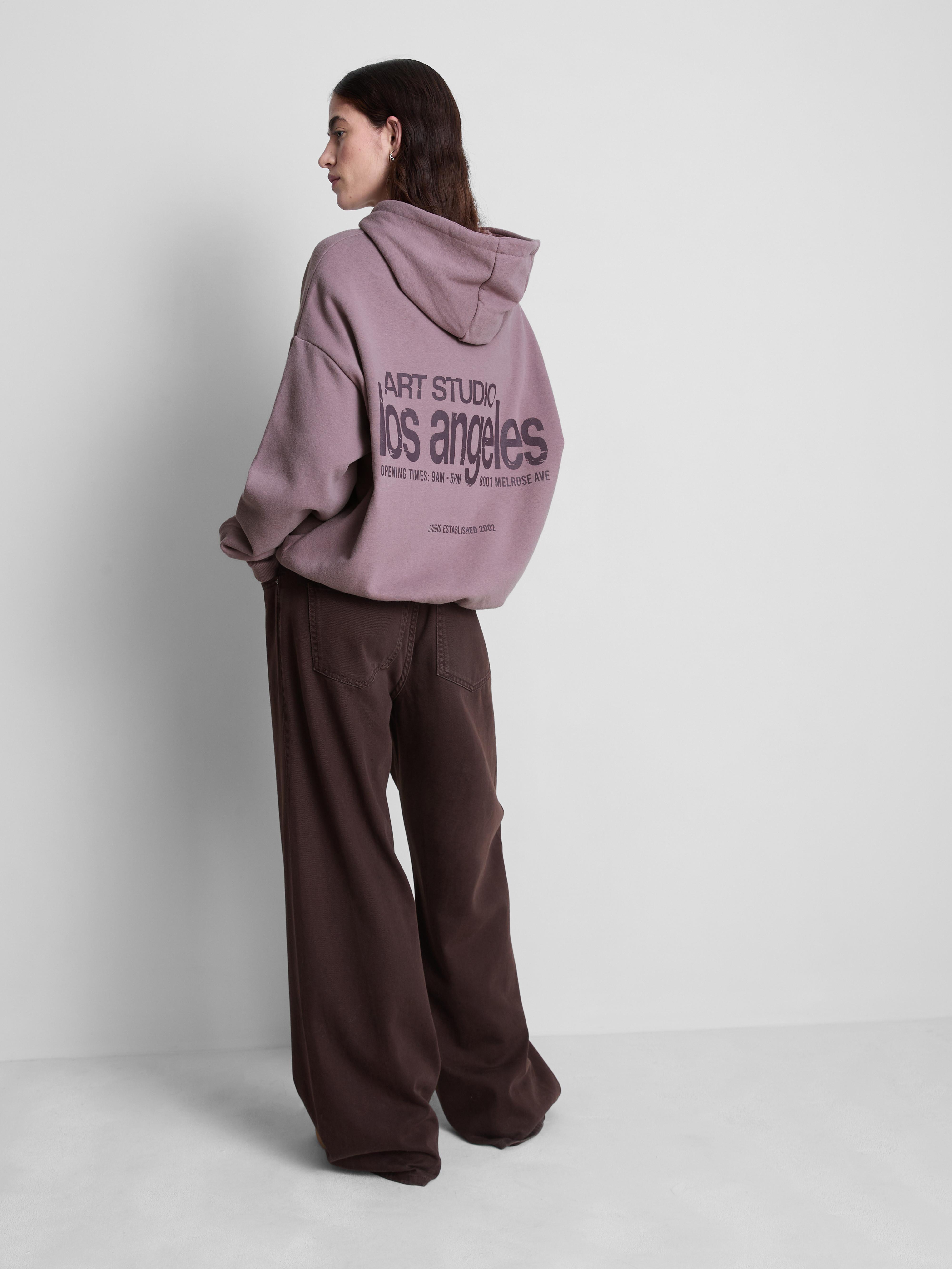 Cotton Blend Oversized Art Studio Hoodie