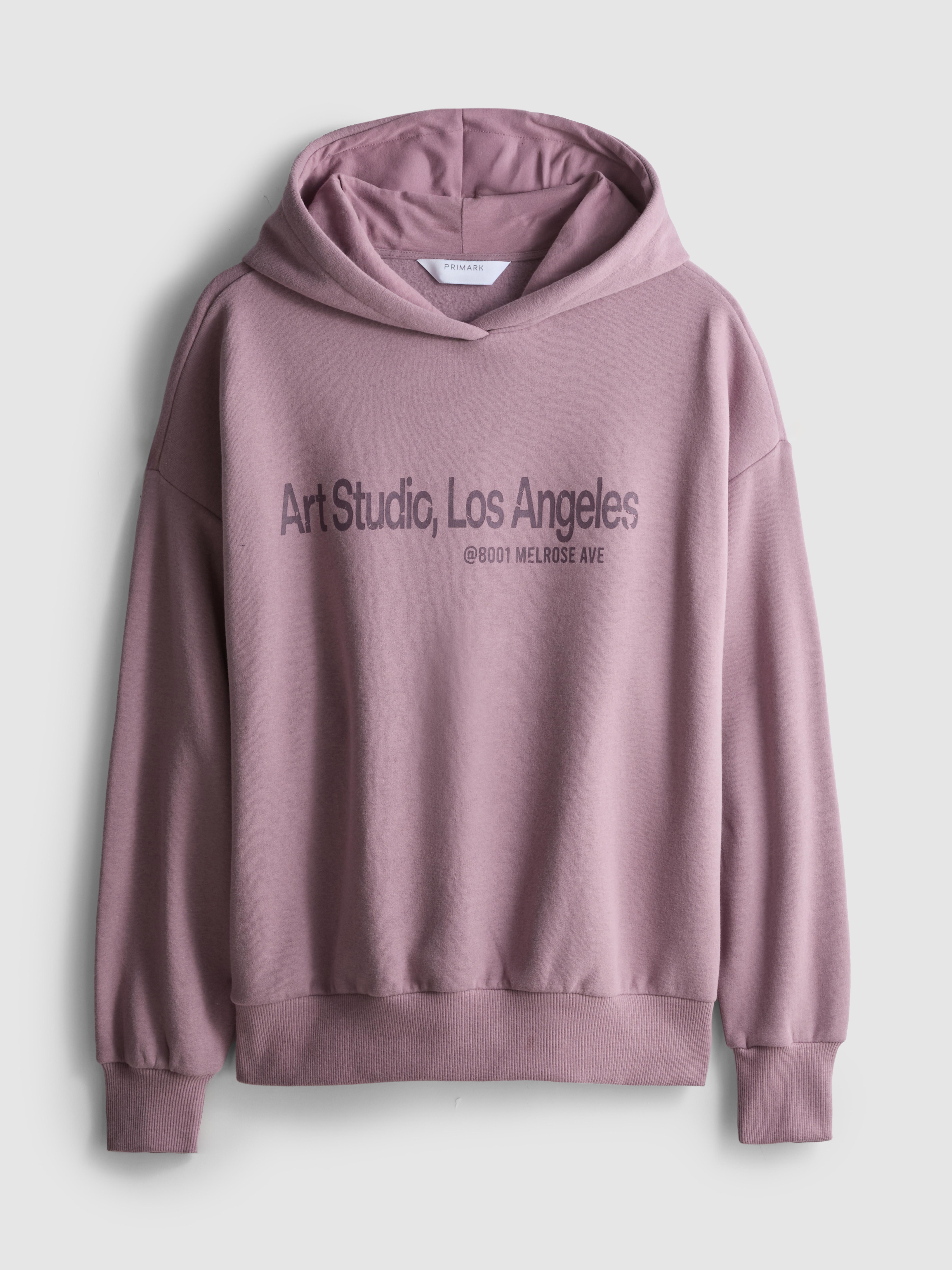 Cotton Blend Oversized Art Studio Hoodie