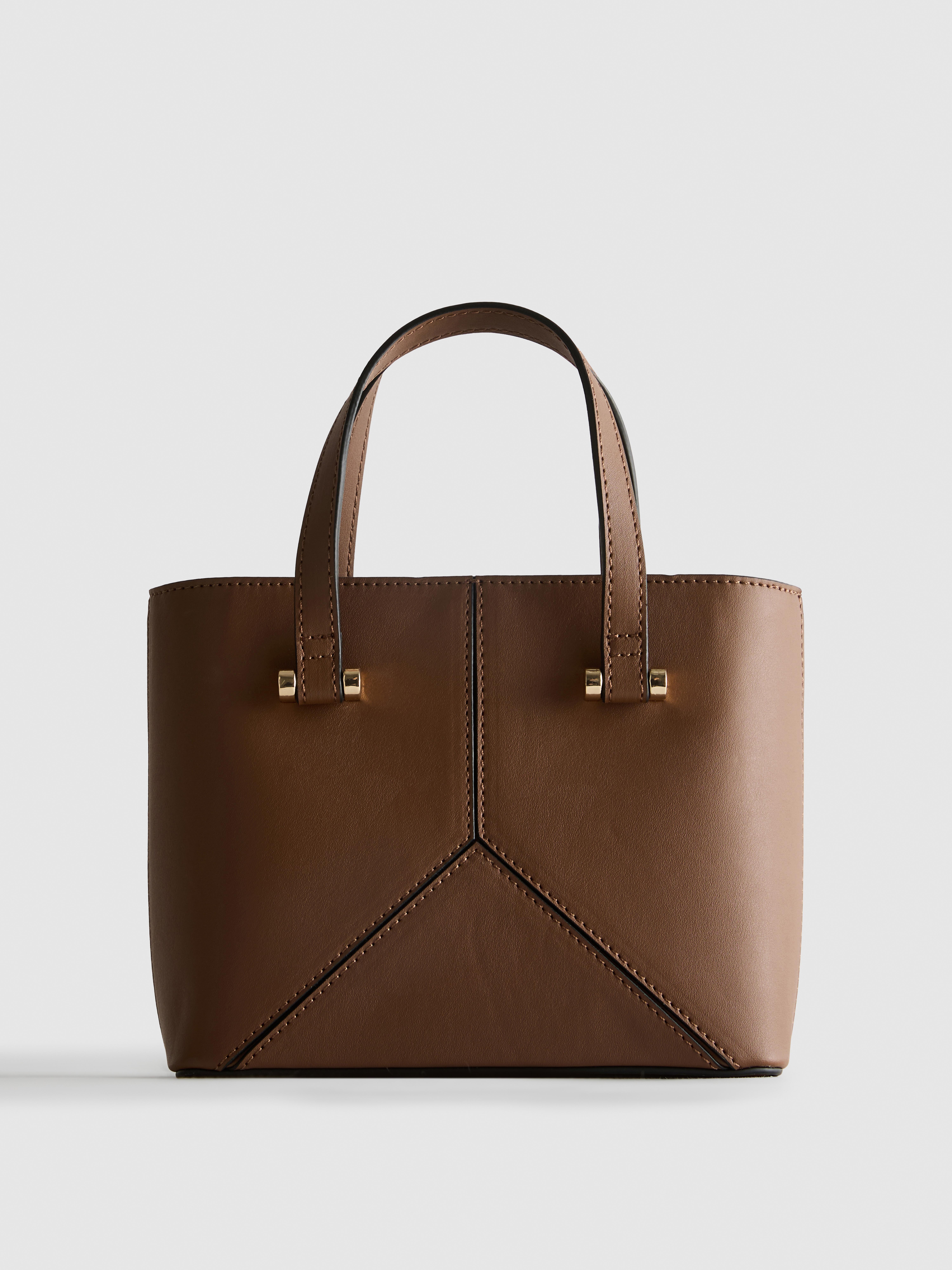 Mini-Tote aus Kunstleder