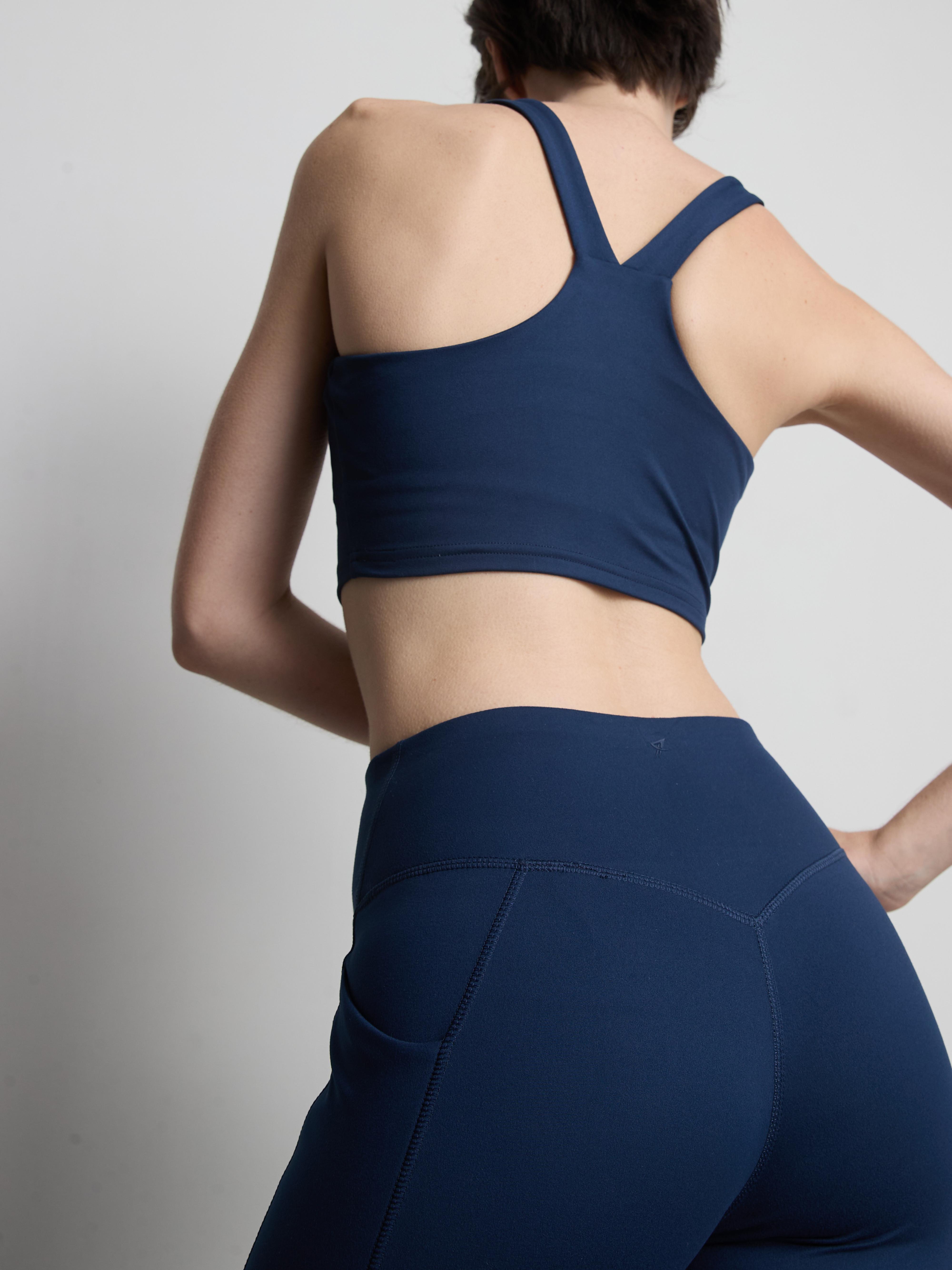 Leggings desportivas suporte suave cintura subida