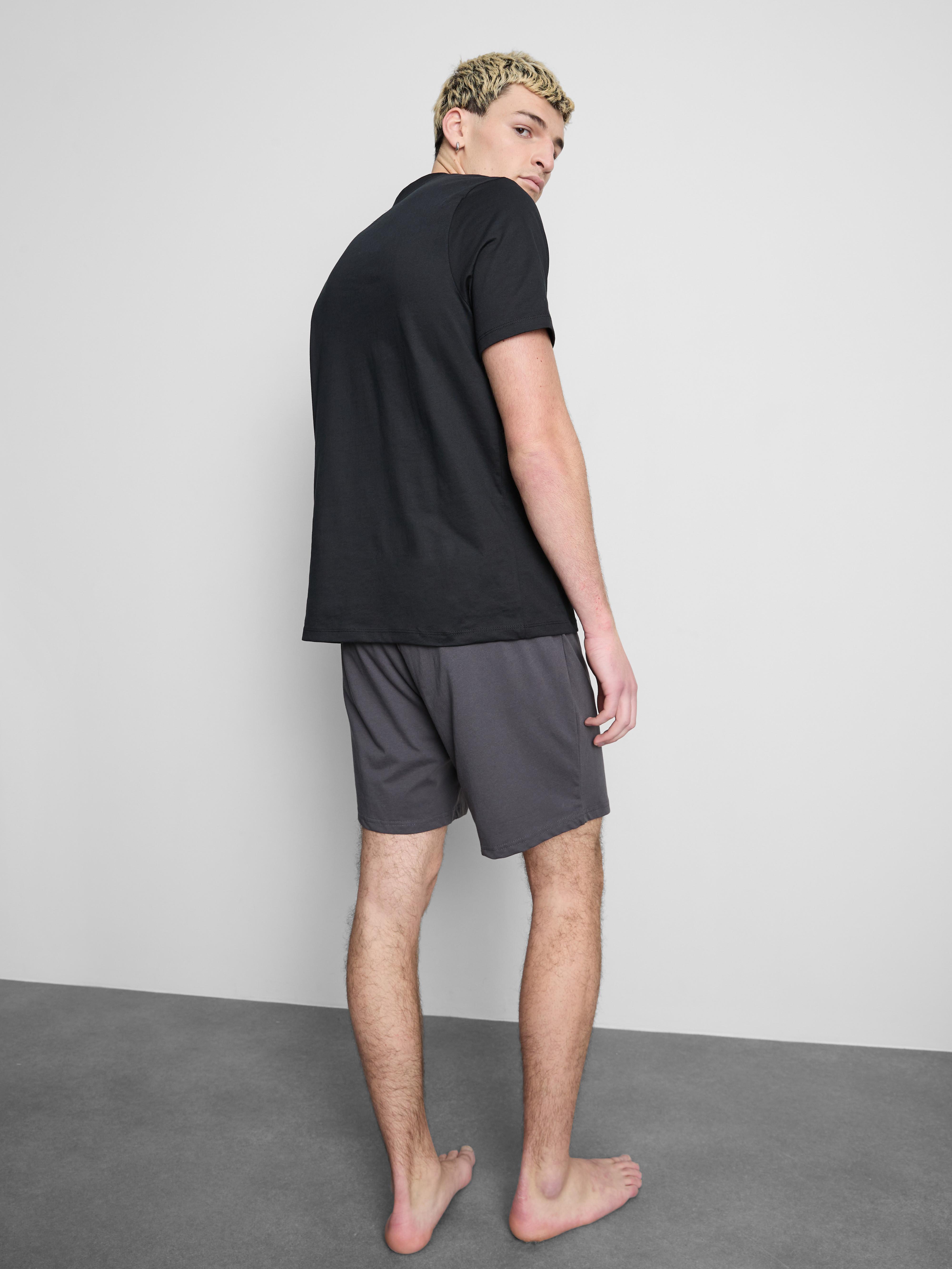 Pyjama short à motif Grande vague de Kanagawa