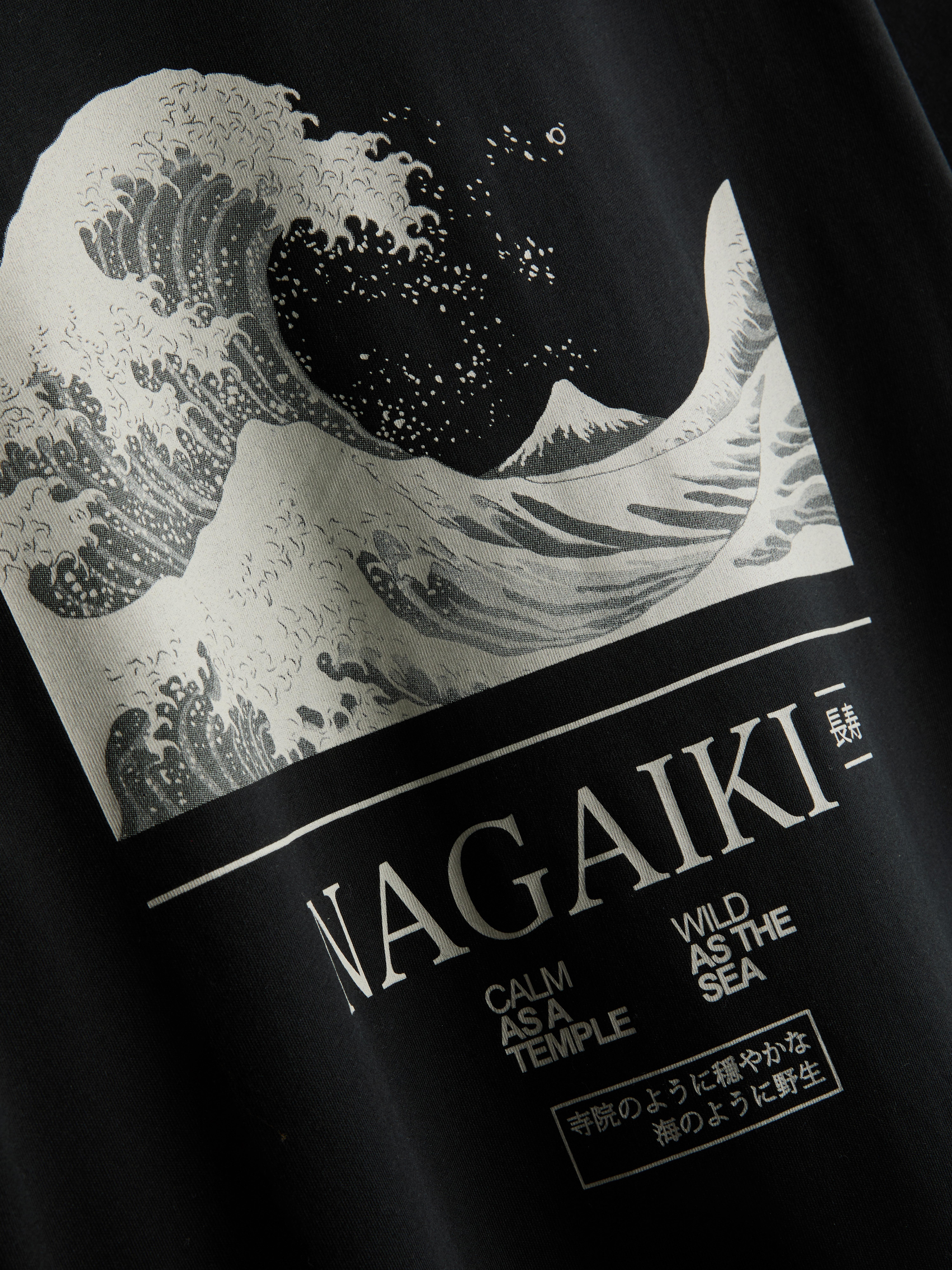 Pyjama short à motif Grande vague de Kanagawa