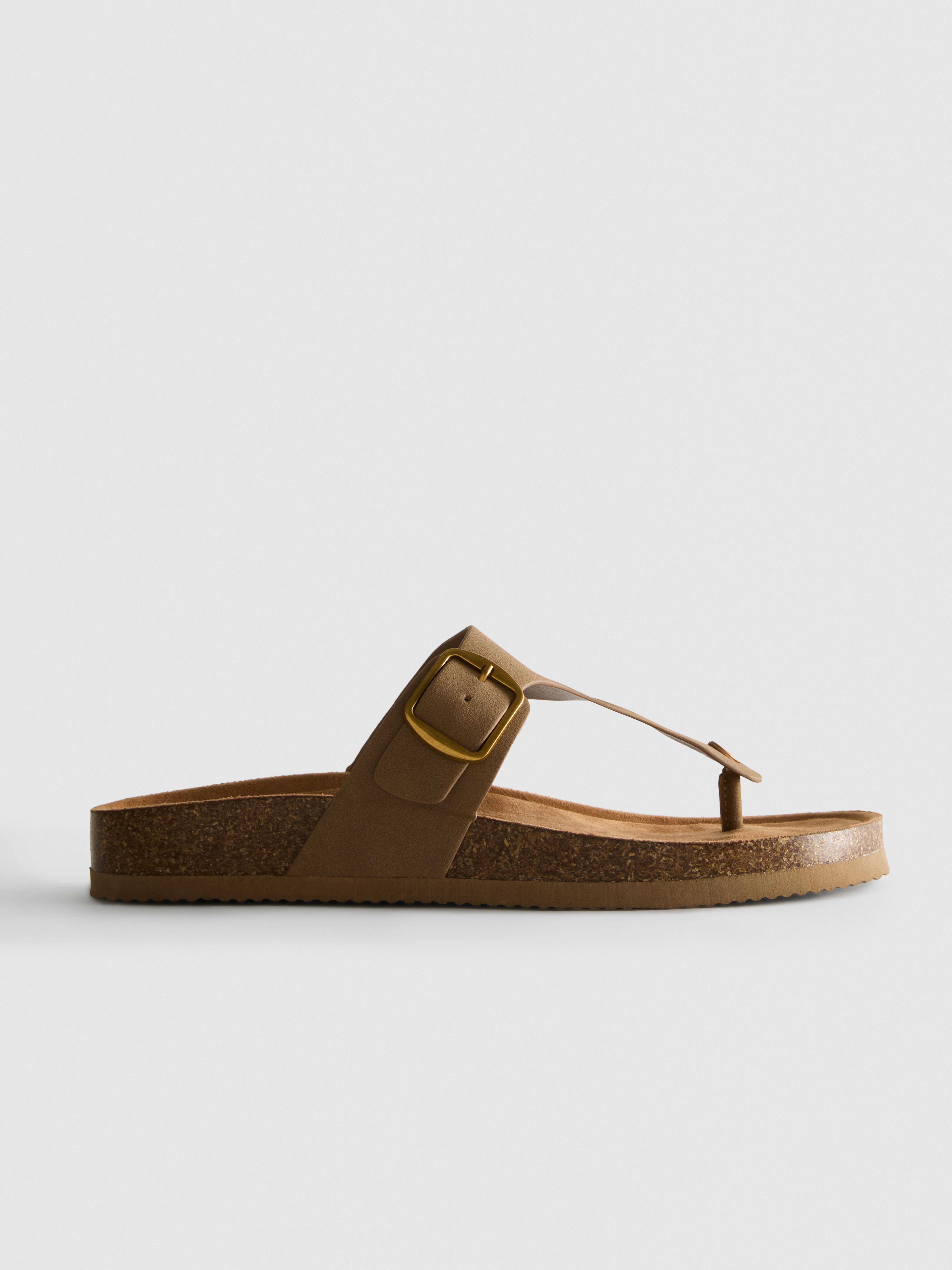 Sabot con fibbia a T Tortora