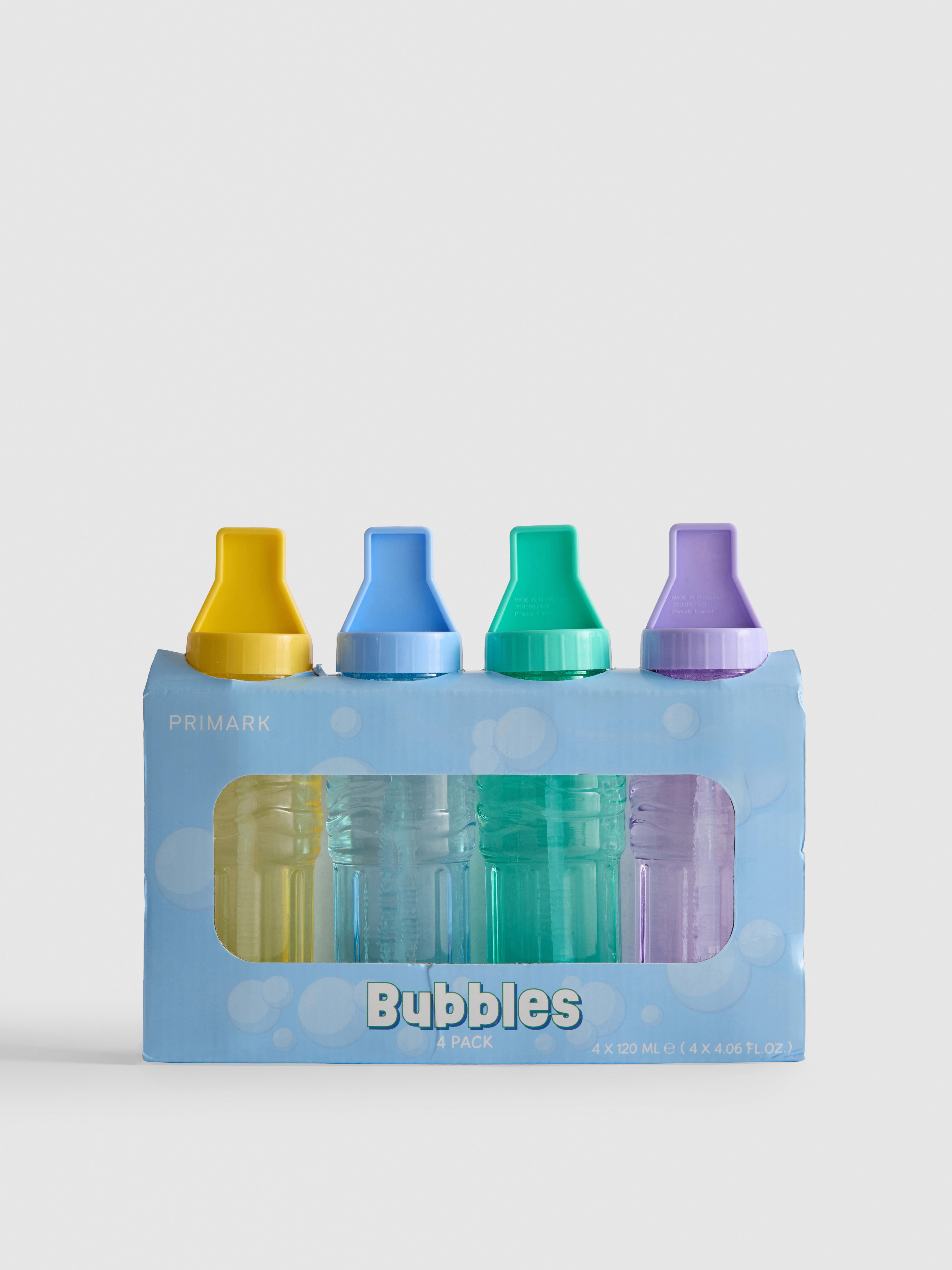 Pack 4 tubos bolas sabão