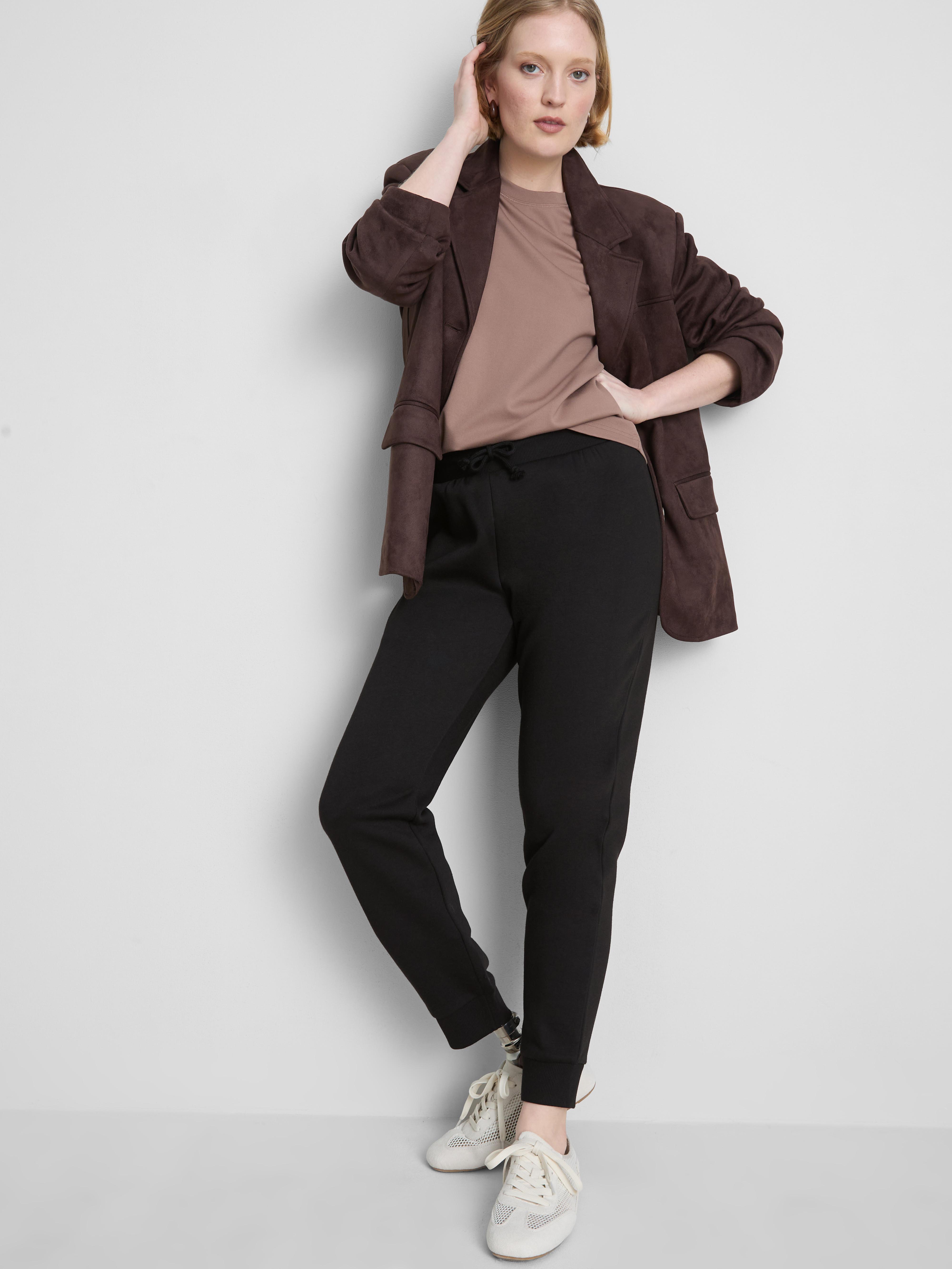 Cotton Blend Skinny Joggers