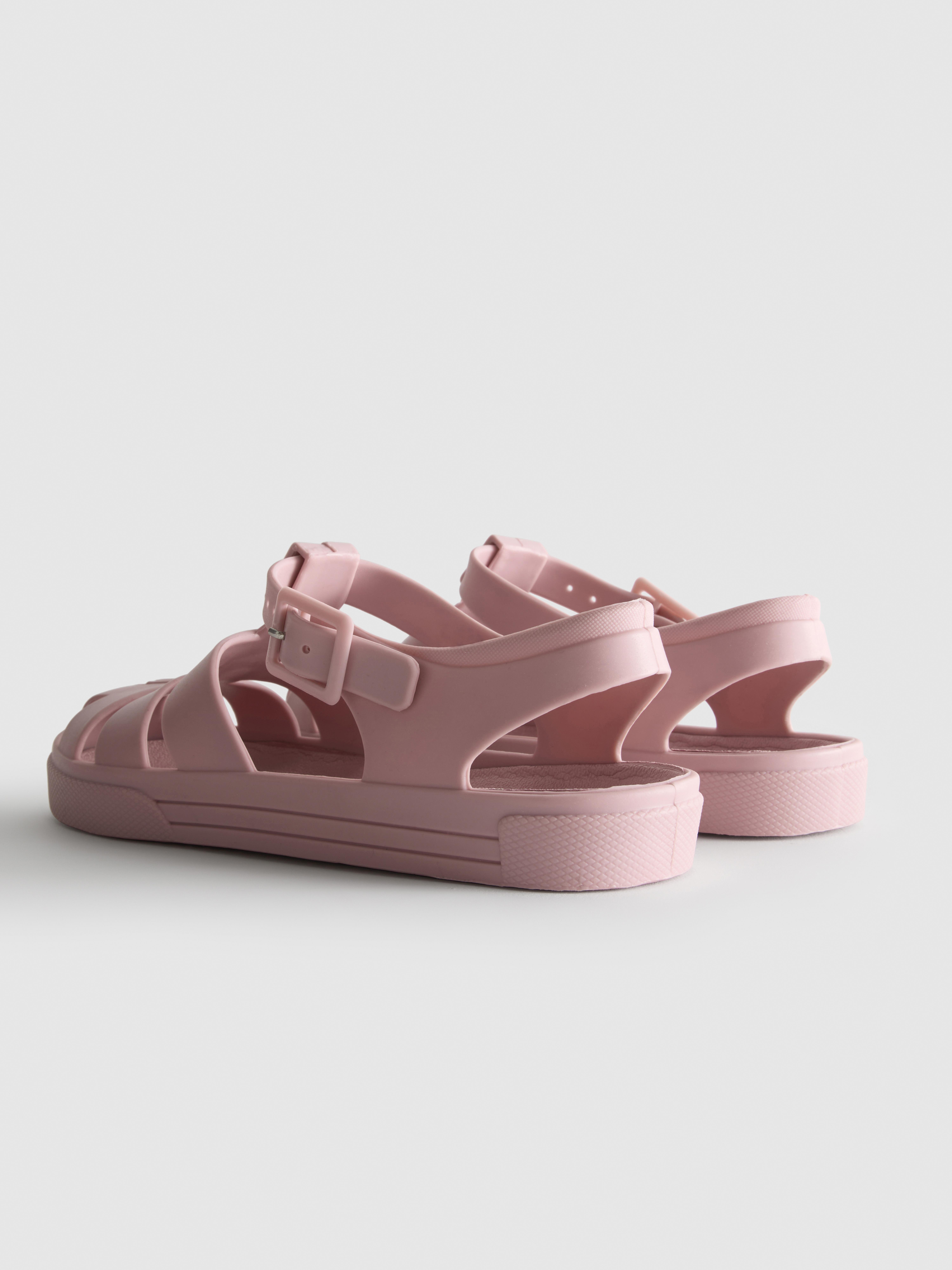Caged Jelly Sandals