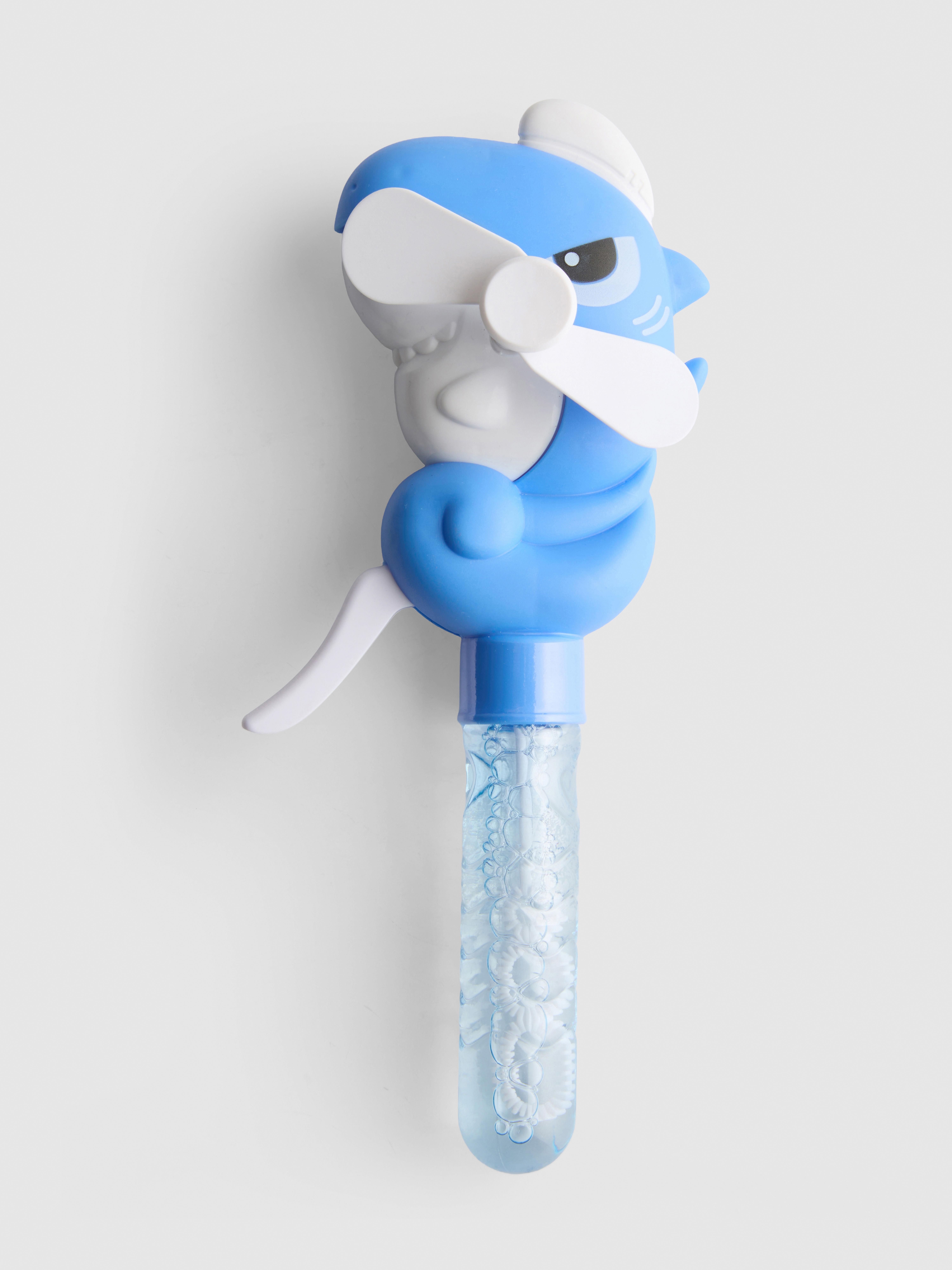 Shark Bubble Fan Toy