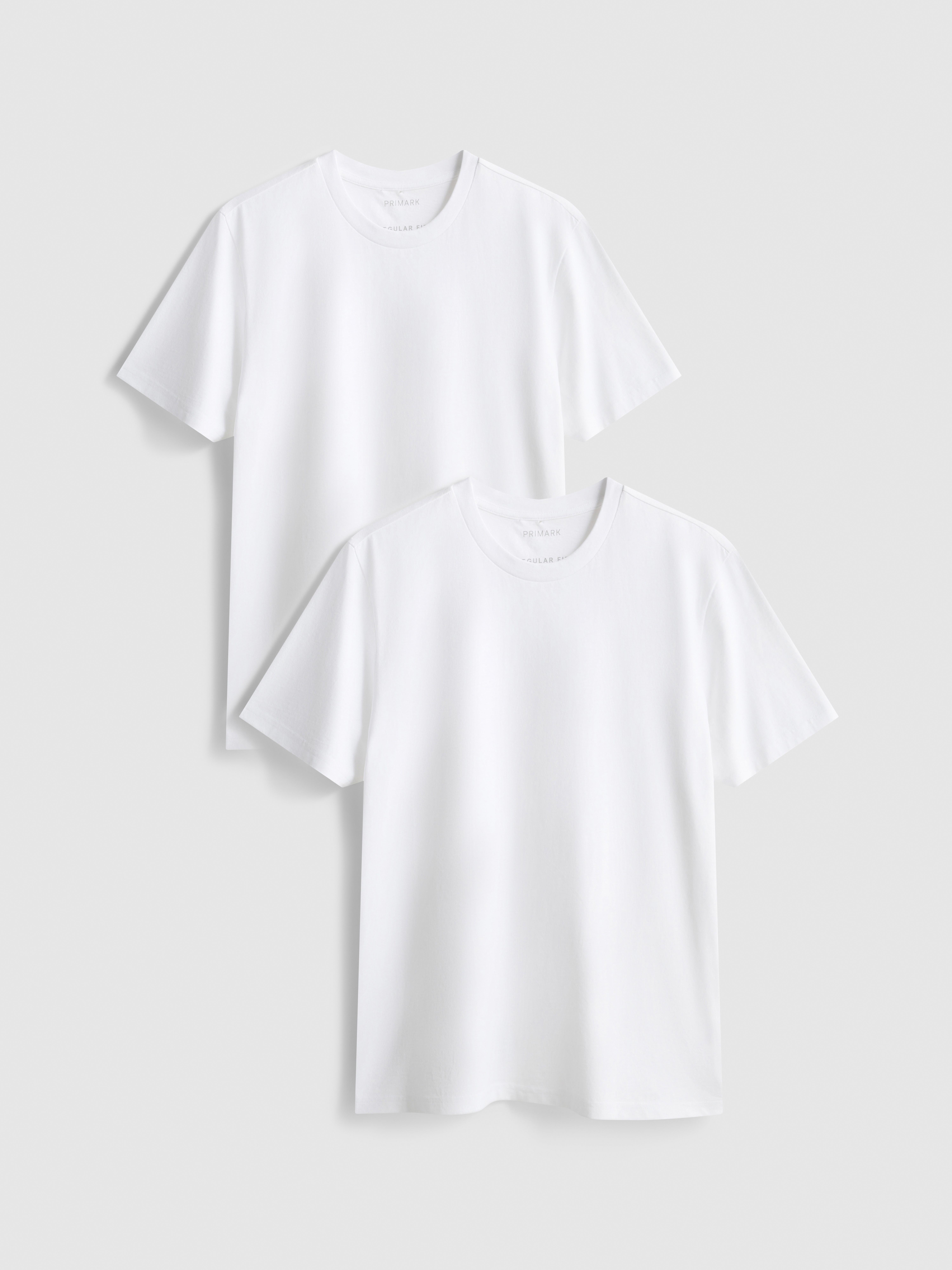 2pk Crew Neck T-Shirts White