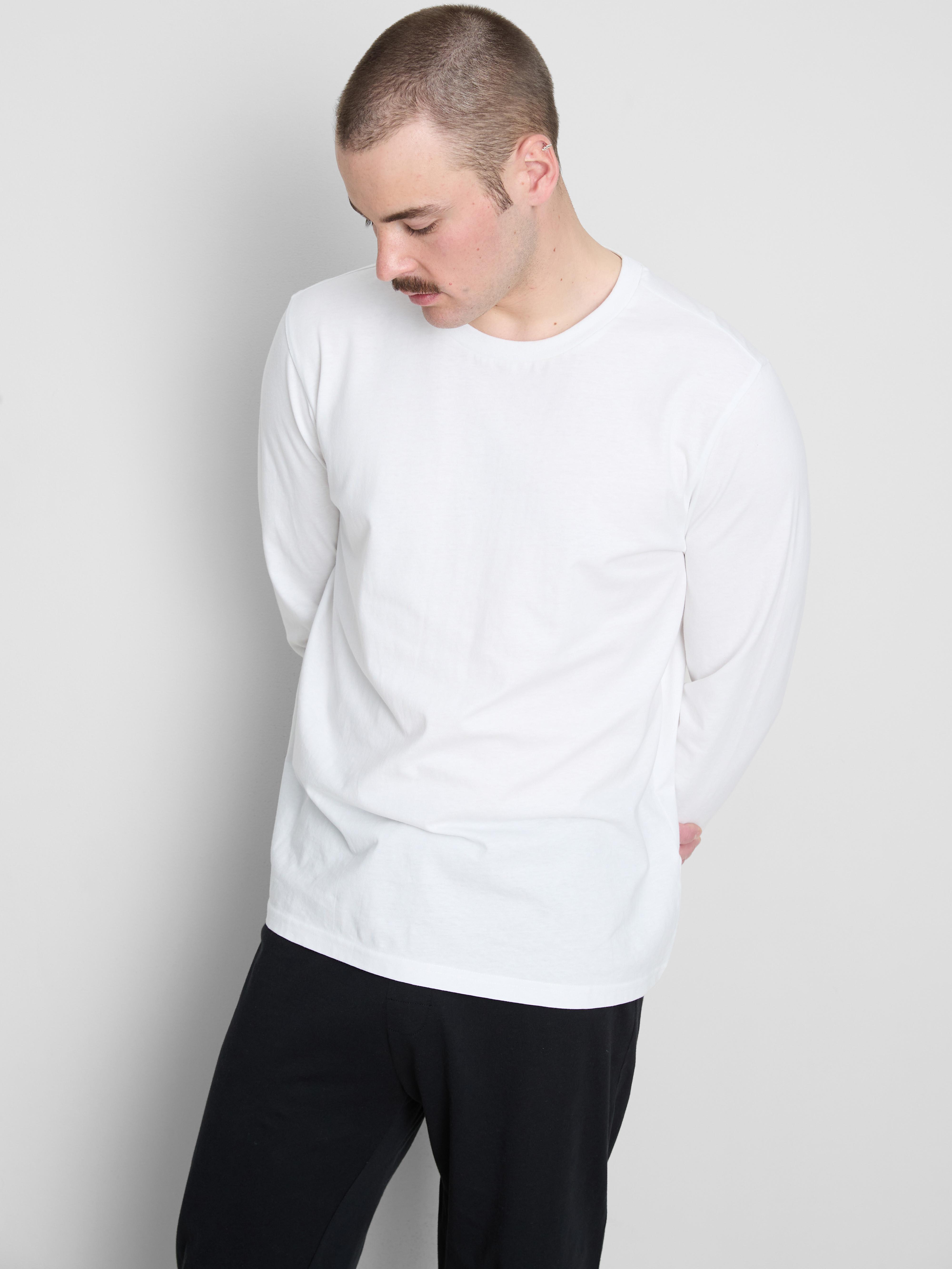 Lot de 2 t-shirts en coton à manches longues