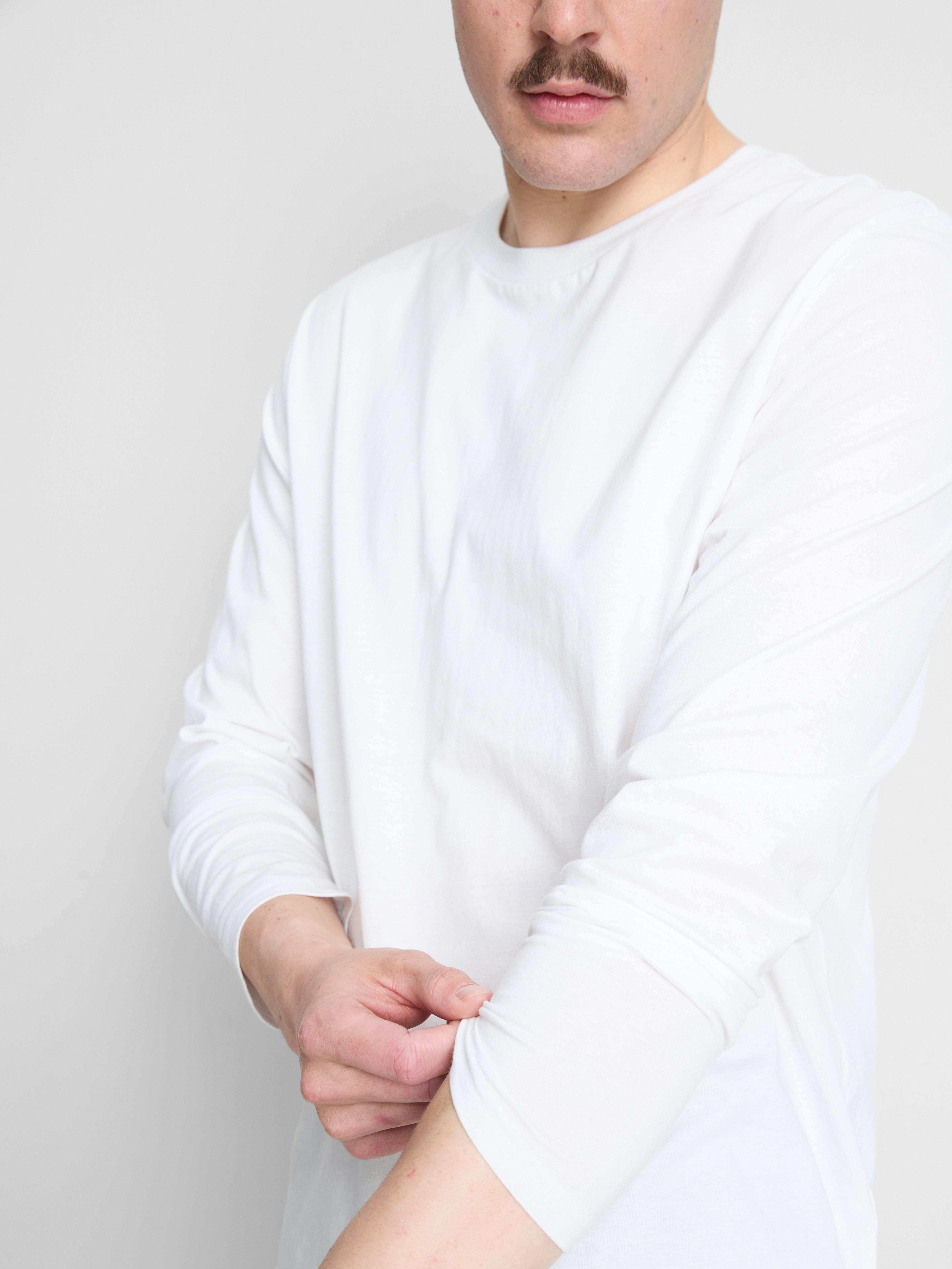 Lot de 2 t-shirts en coton à manches longues