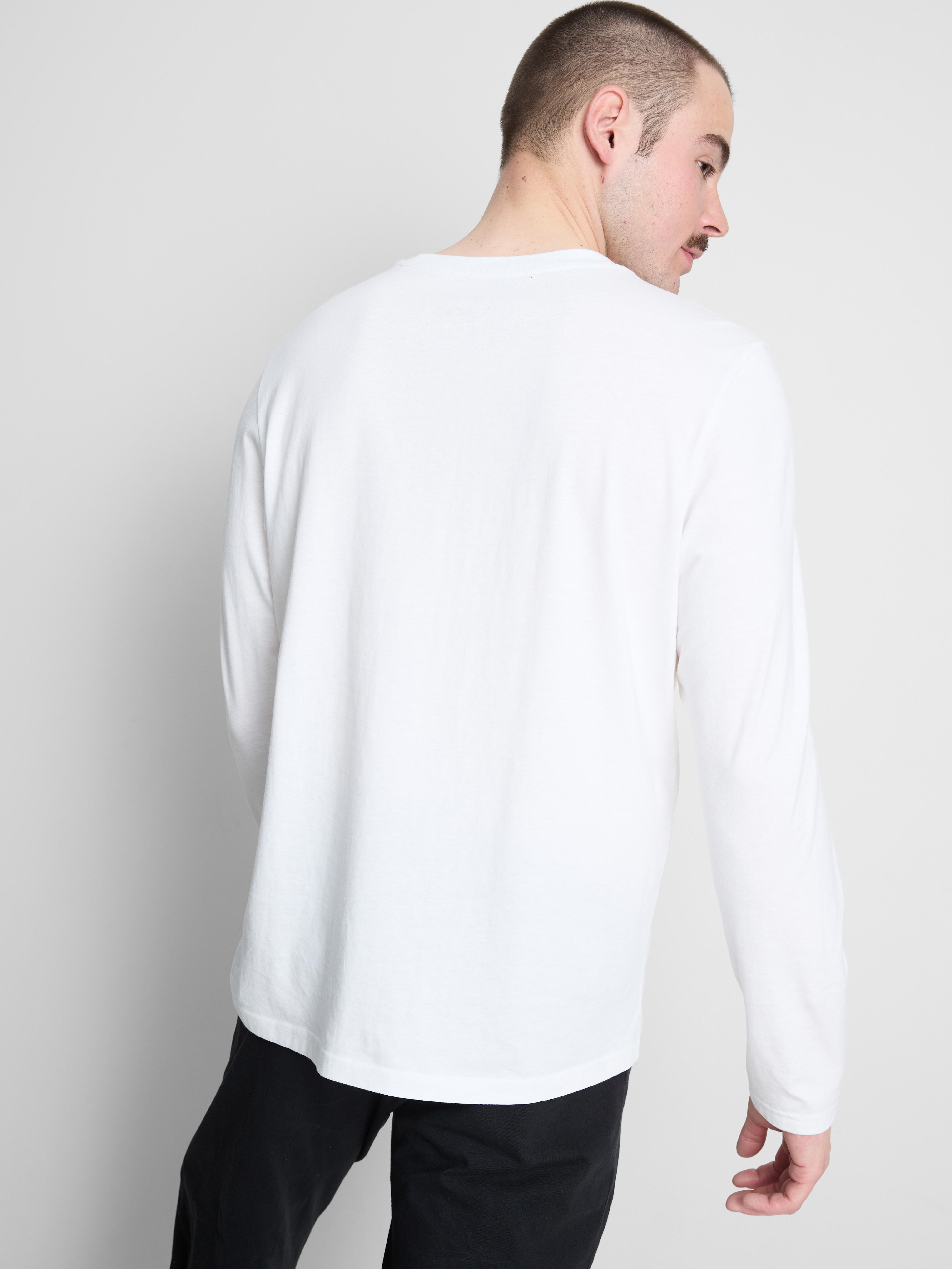 Lot de 2 t-shirts en coton à manches longues