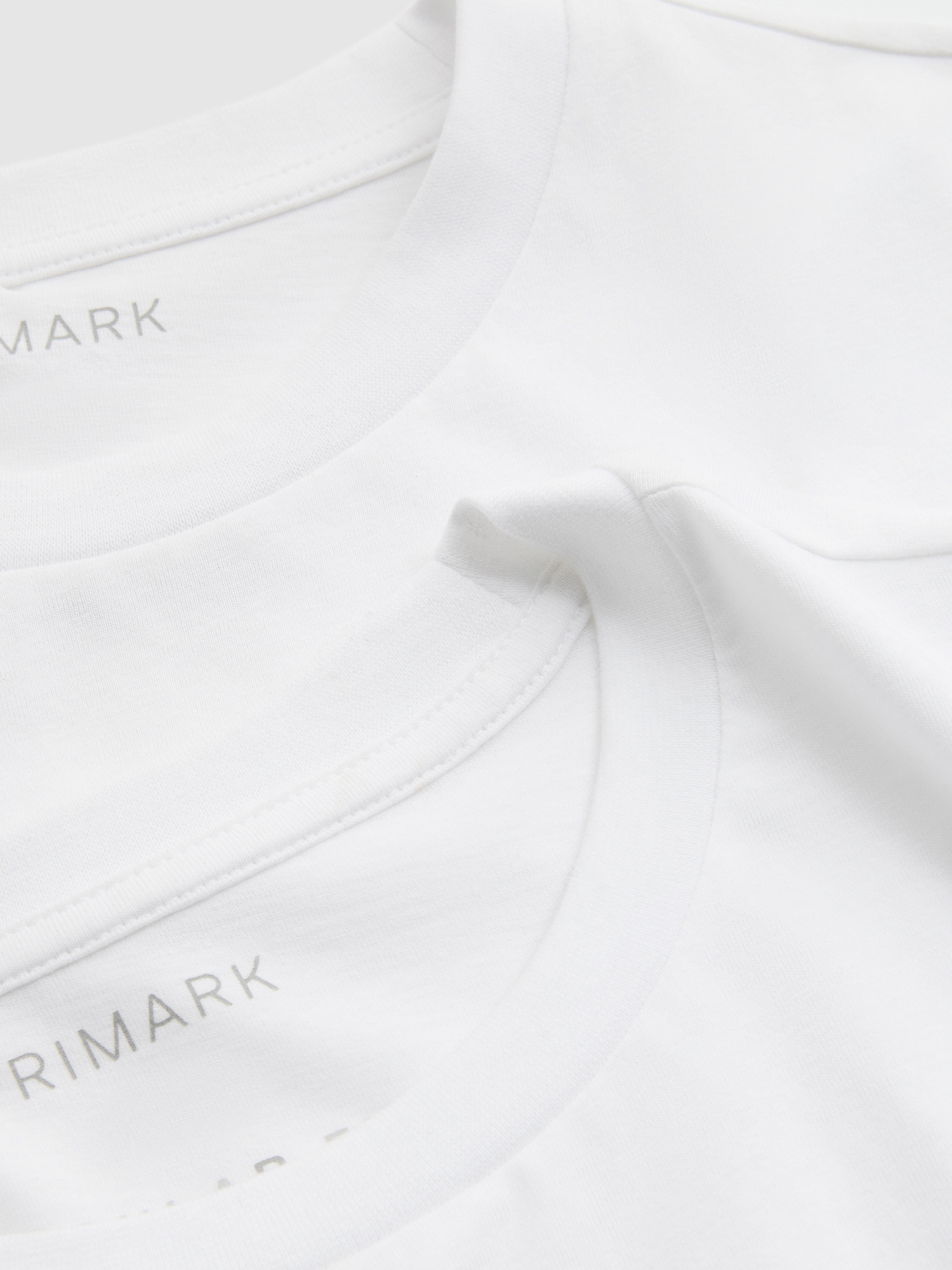 Lot de 2 t-shirts en coton à manches longues