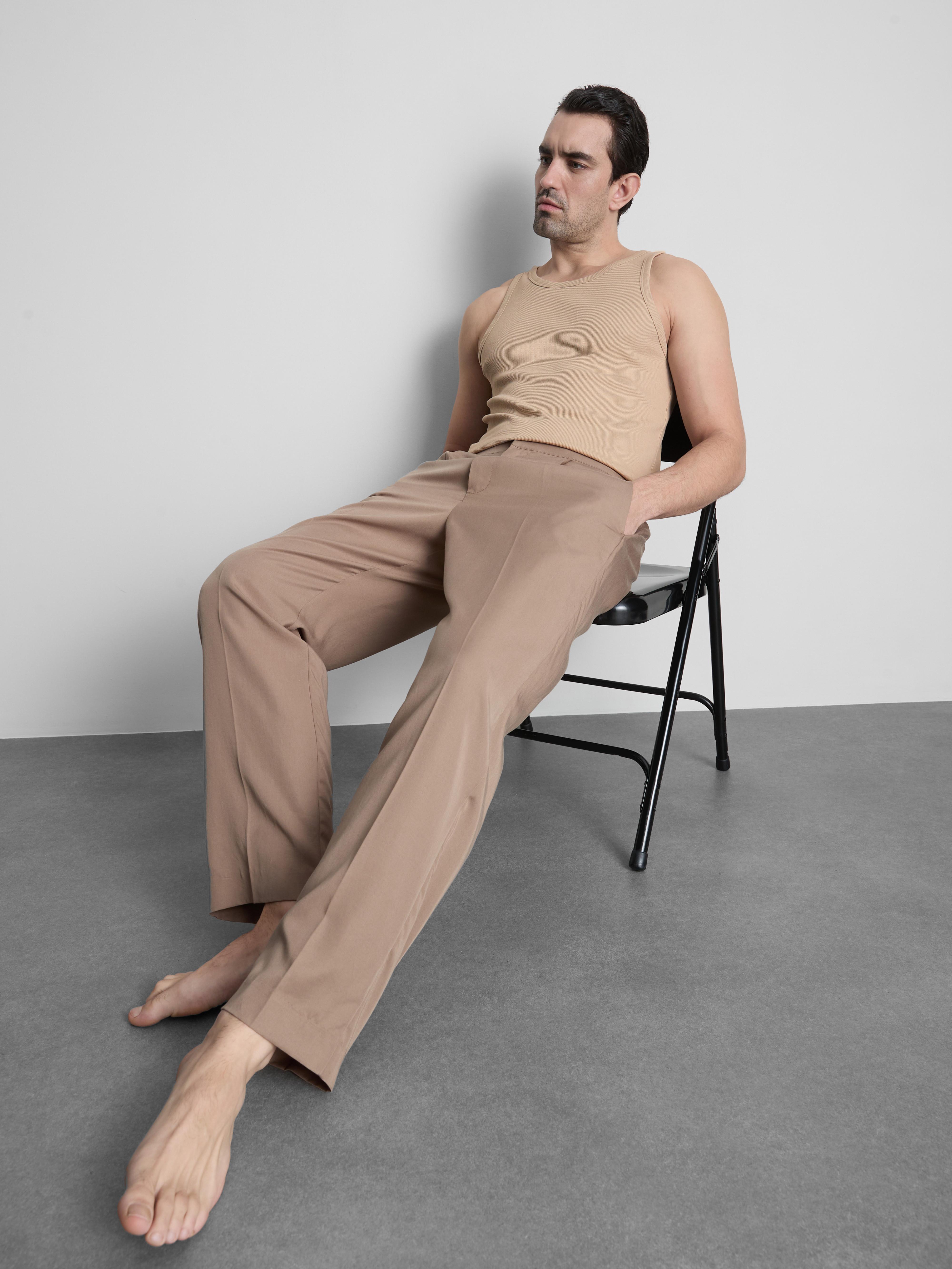 Men's Stone Ribbed Shirt