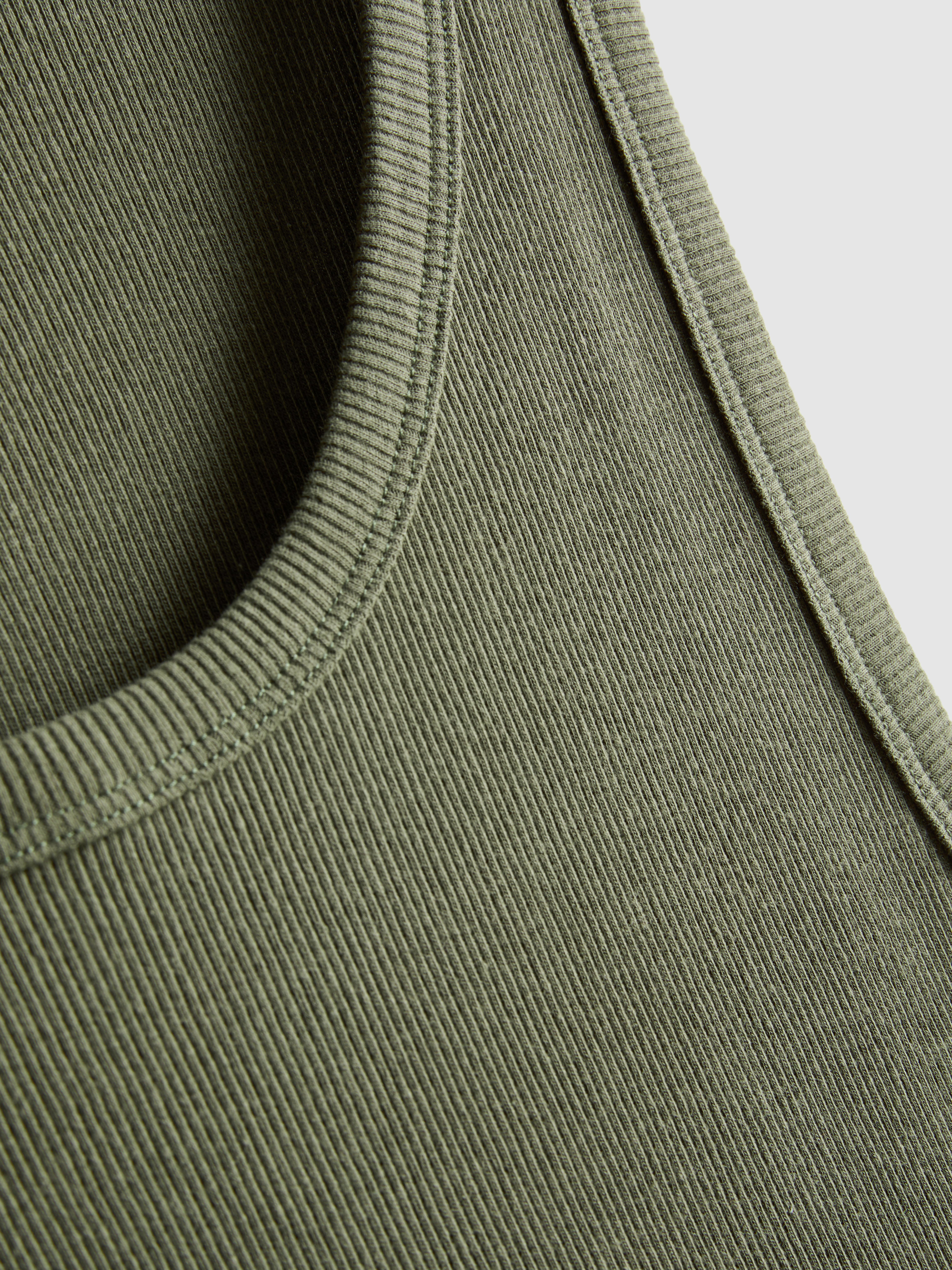 Ribbed Vest Shirt