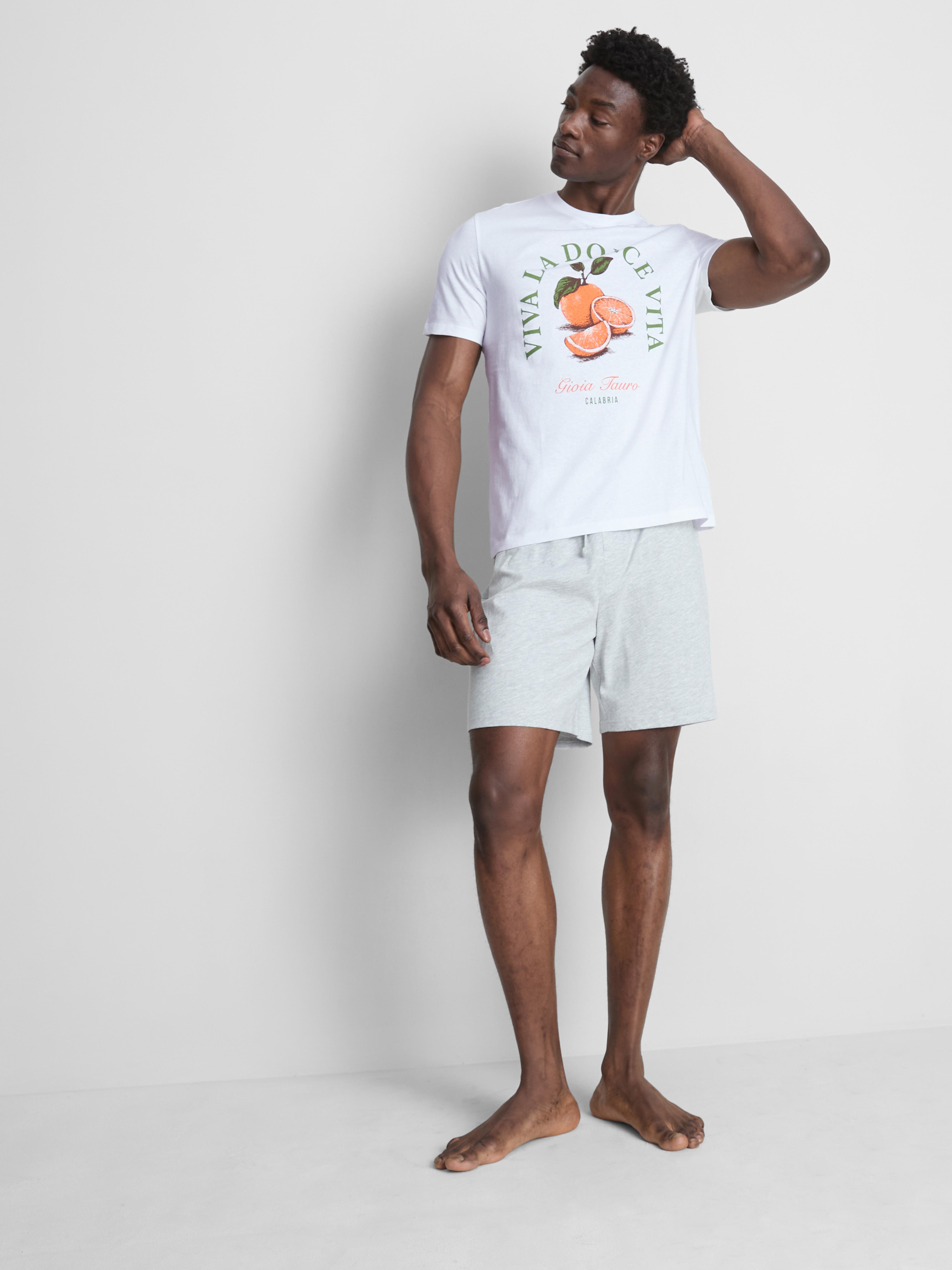 Pijama curto estampado