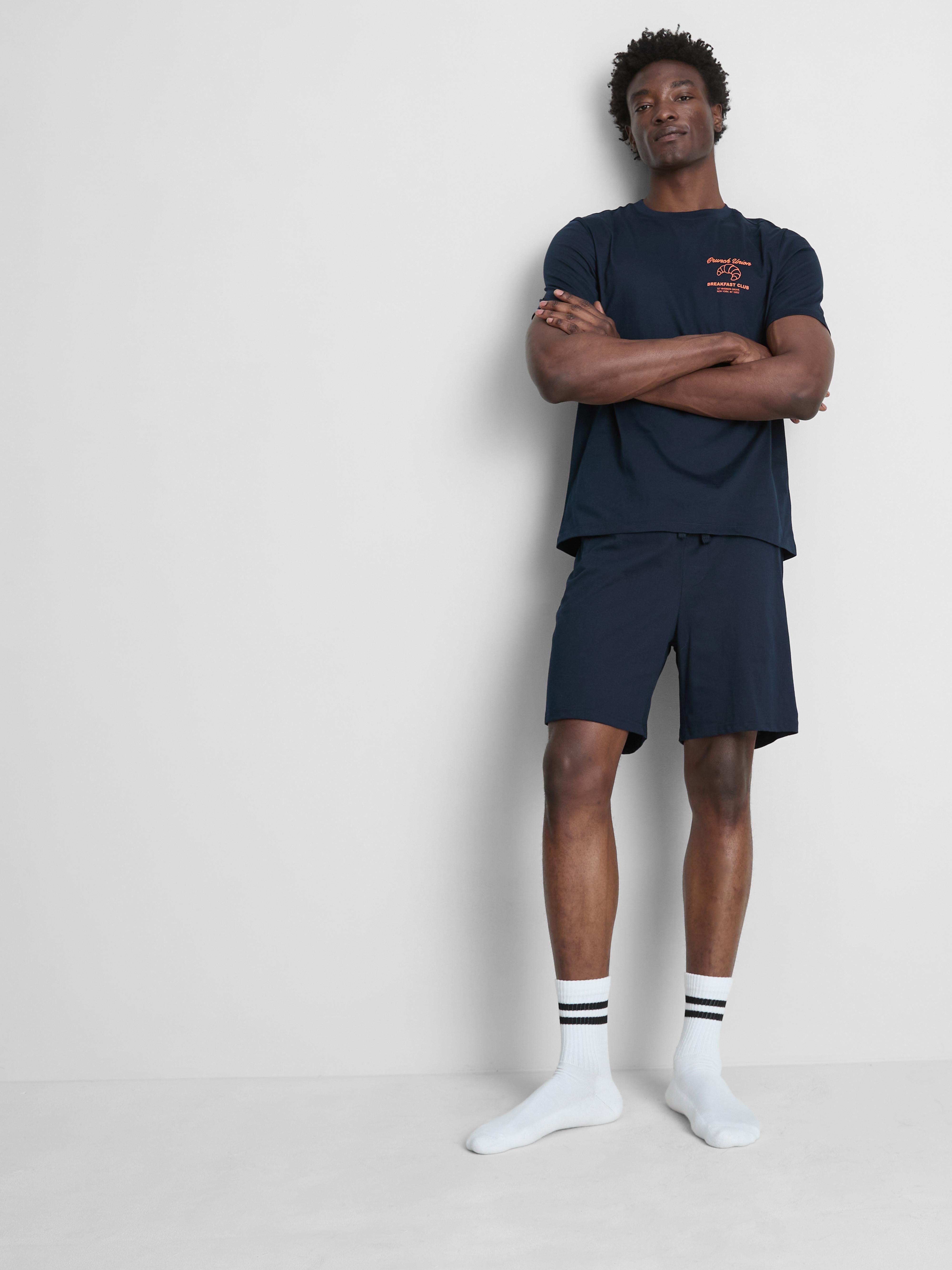 Pijama curto estampado