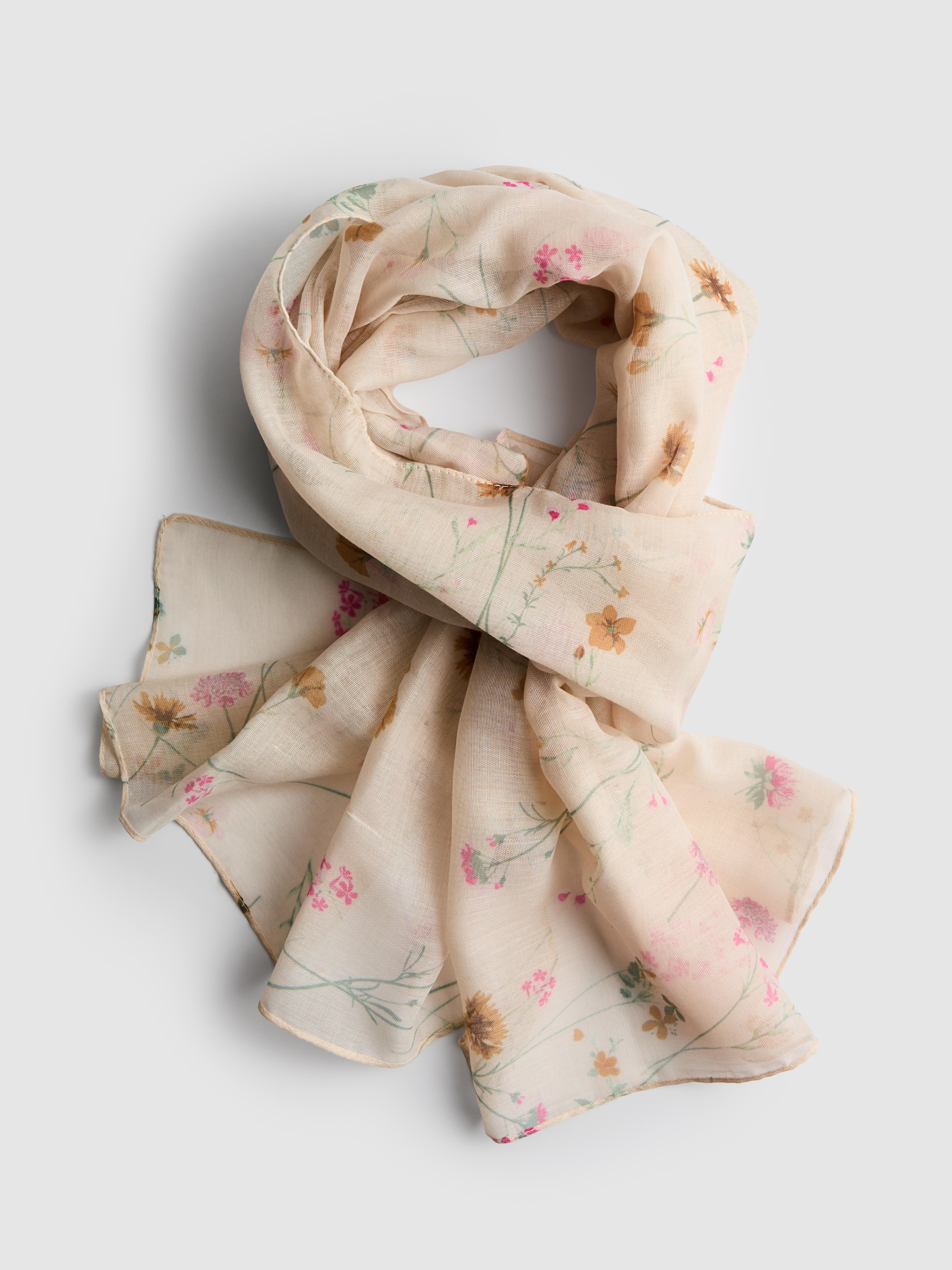 Lightweight Printed Scarf