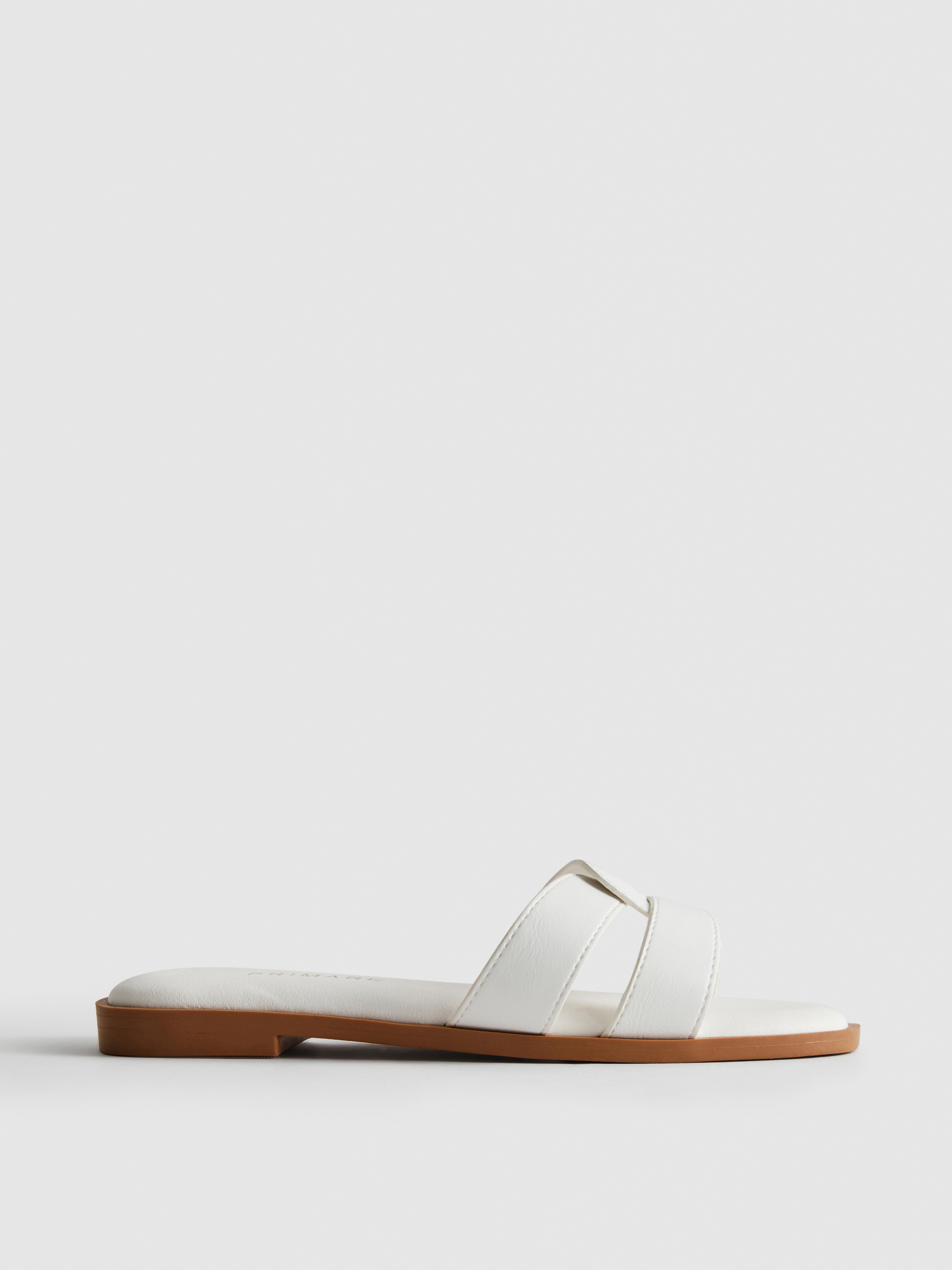 Twisted-Strap Mule Sandals