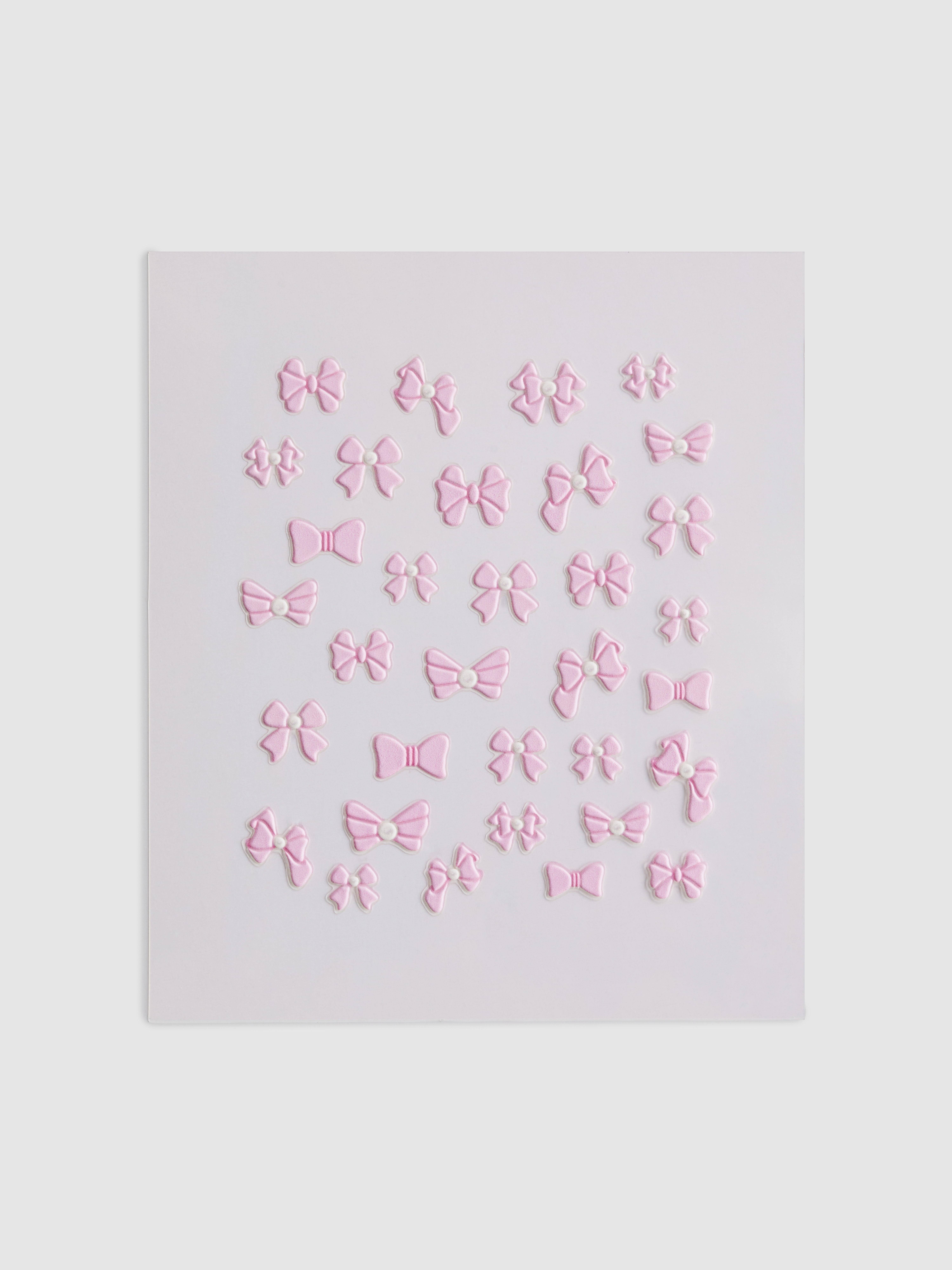 PS... Schleifenförmige Nailart-Sticker, 33er-Pack