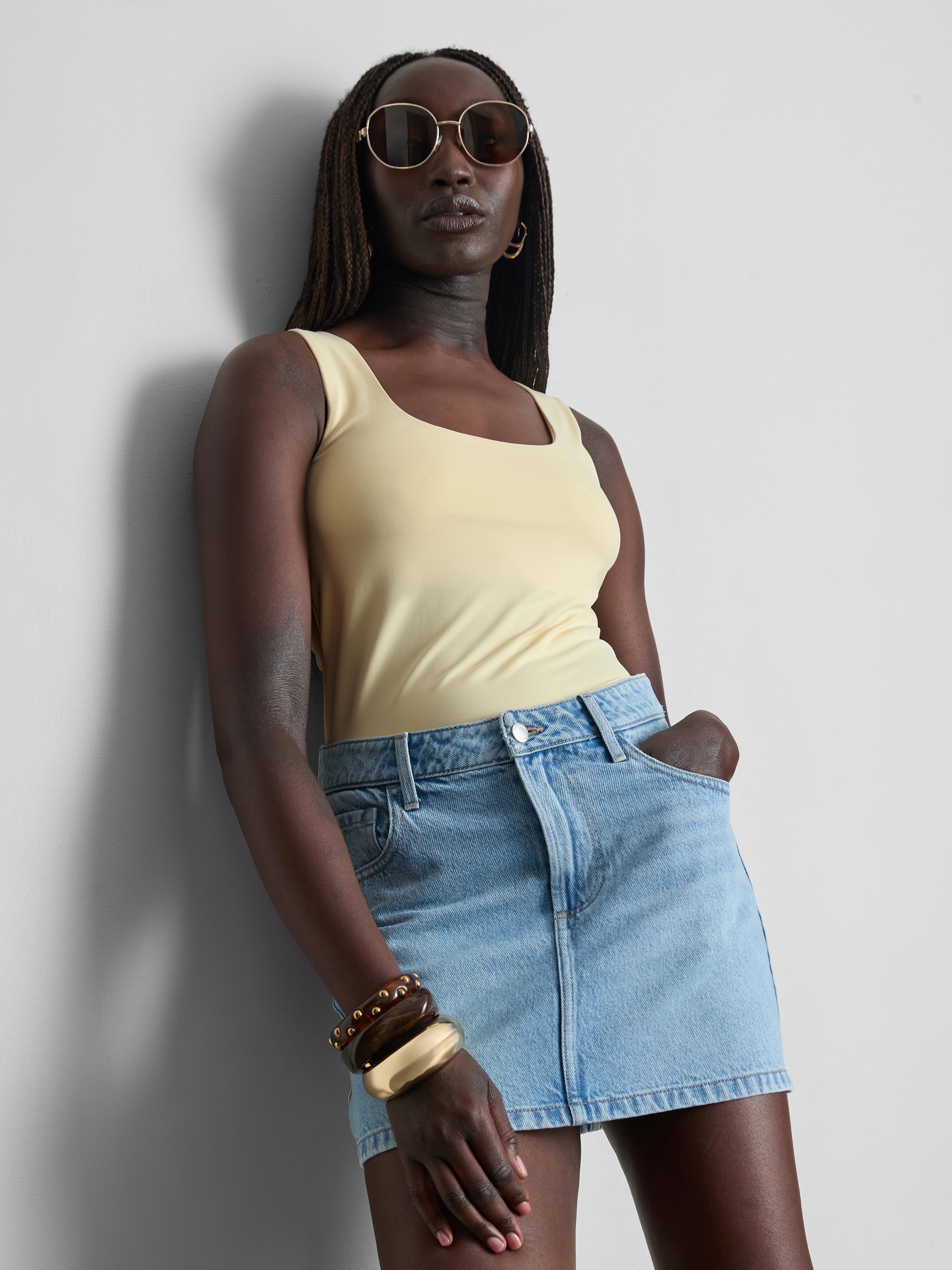 Square Neck Vest Top