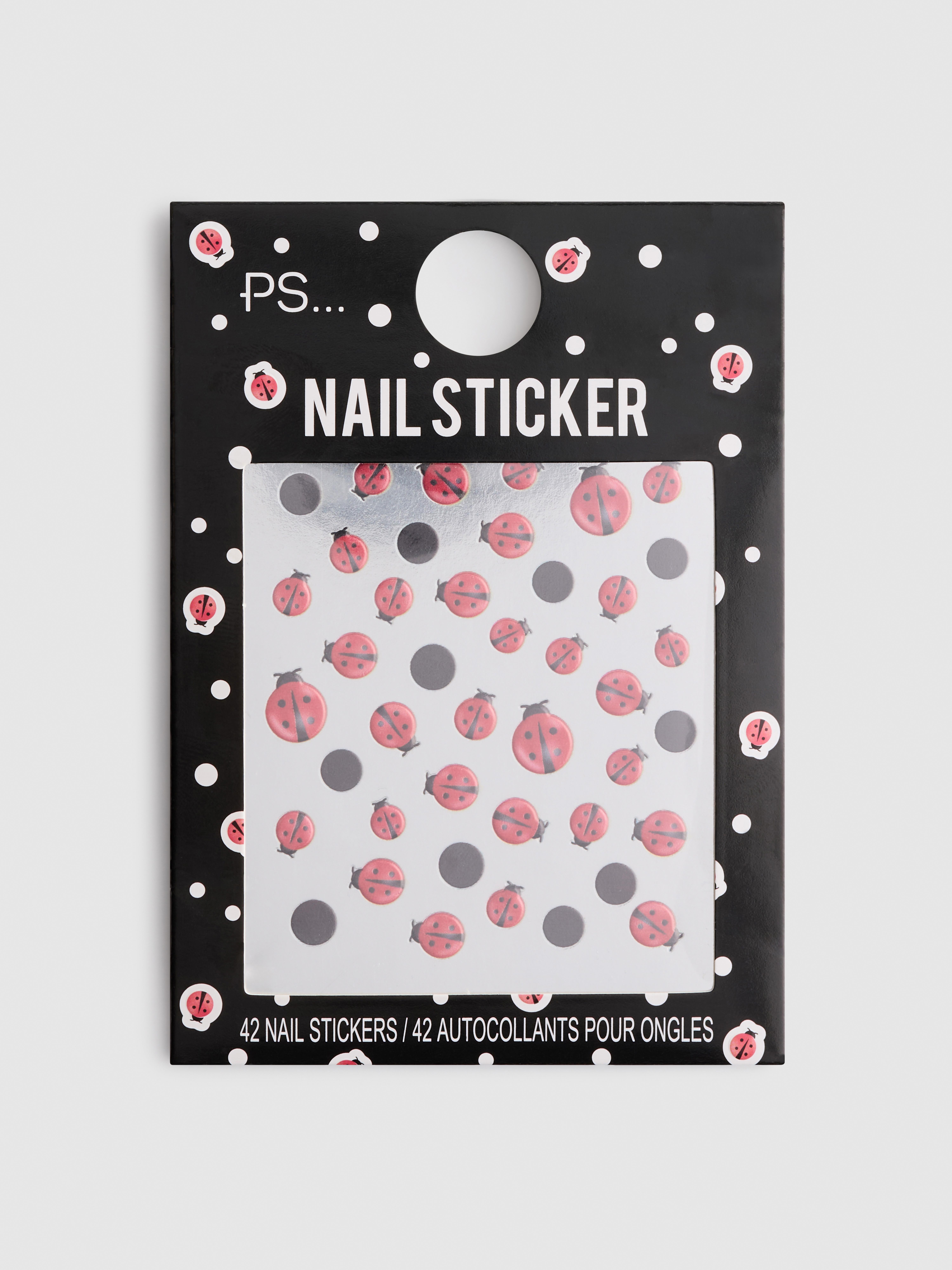 42pk PS... Ladybird Nail Art Stickers